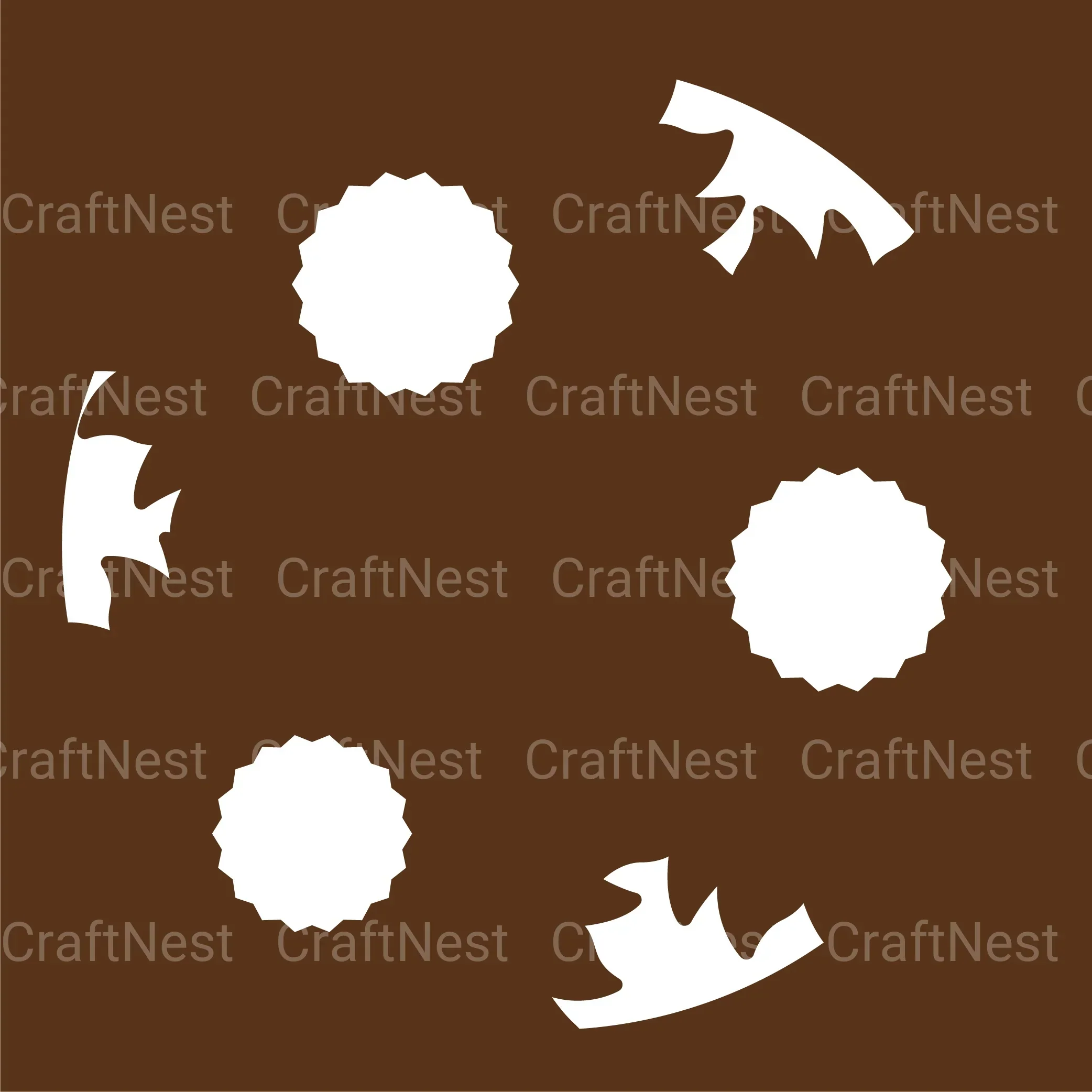 Butterfly and Sunflower 3D Layered Papercut Clipart Bundle - Image 8