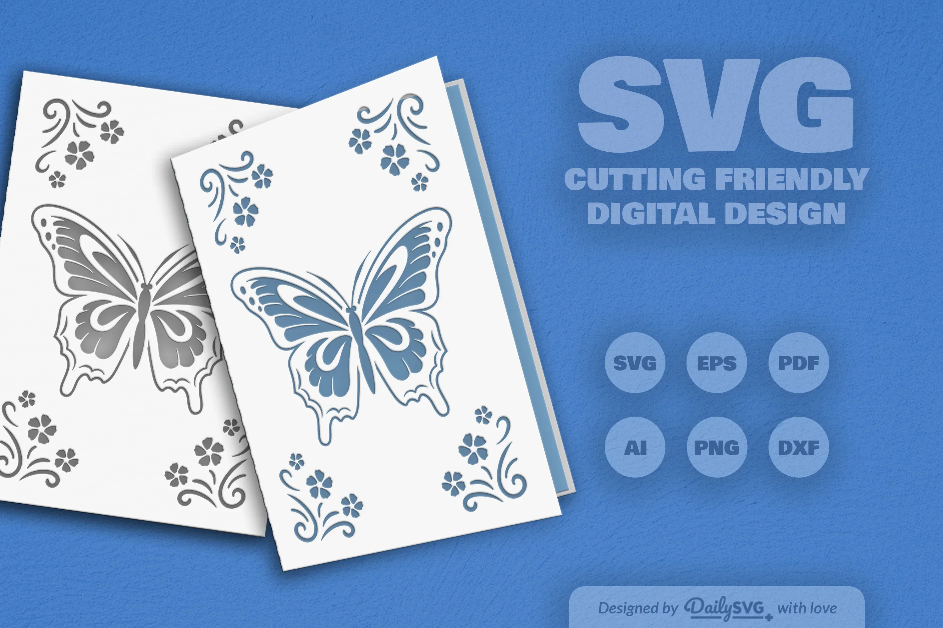 Butterfly Floral SVG Bundle - Image 2