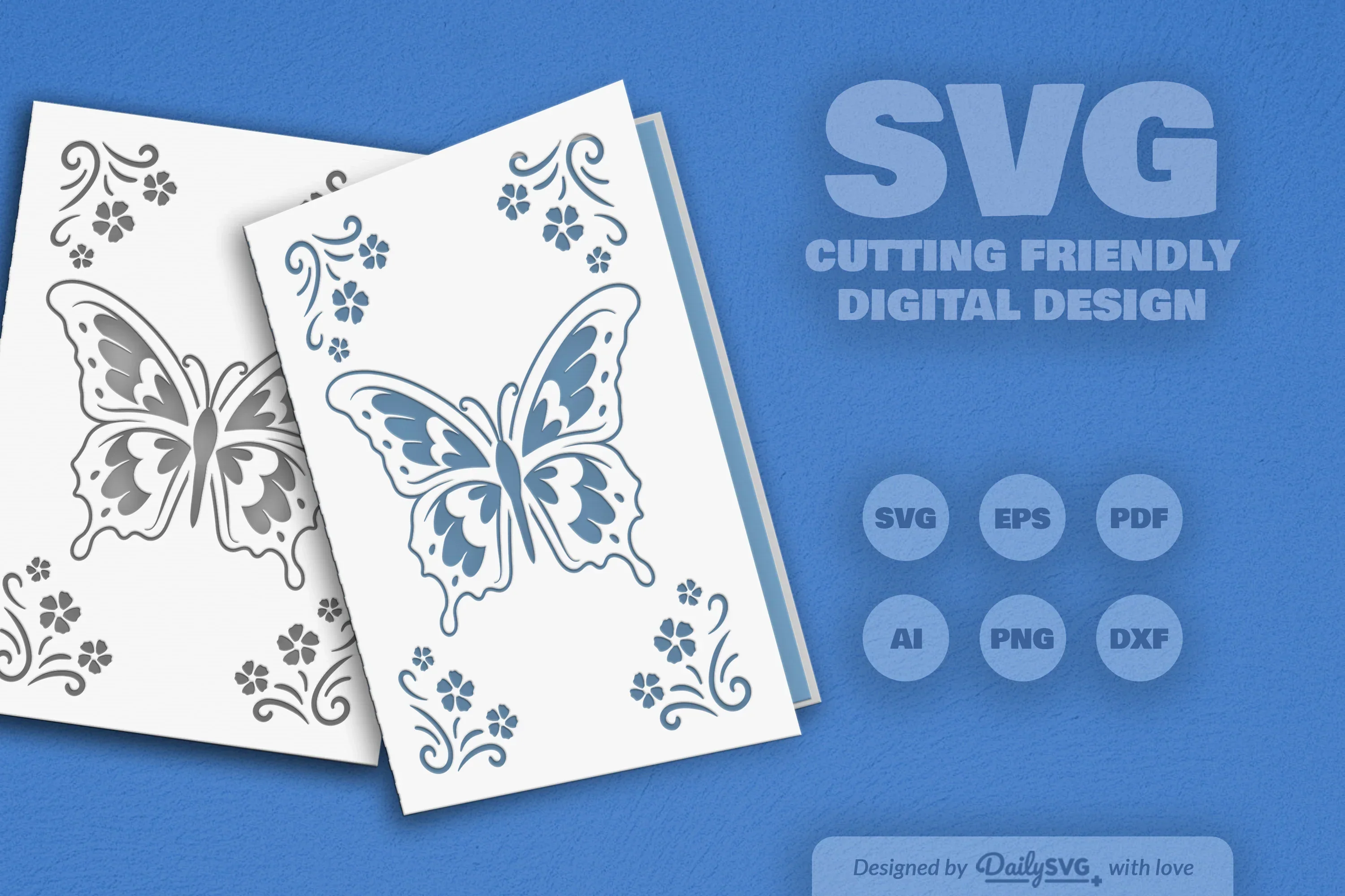 Butterfly Floral SVG Bundle - Image 2