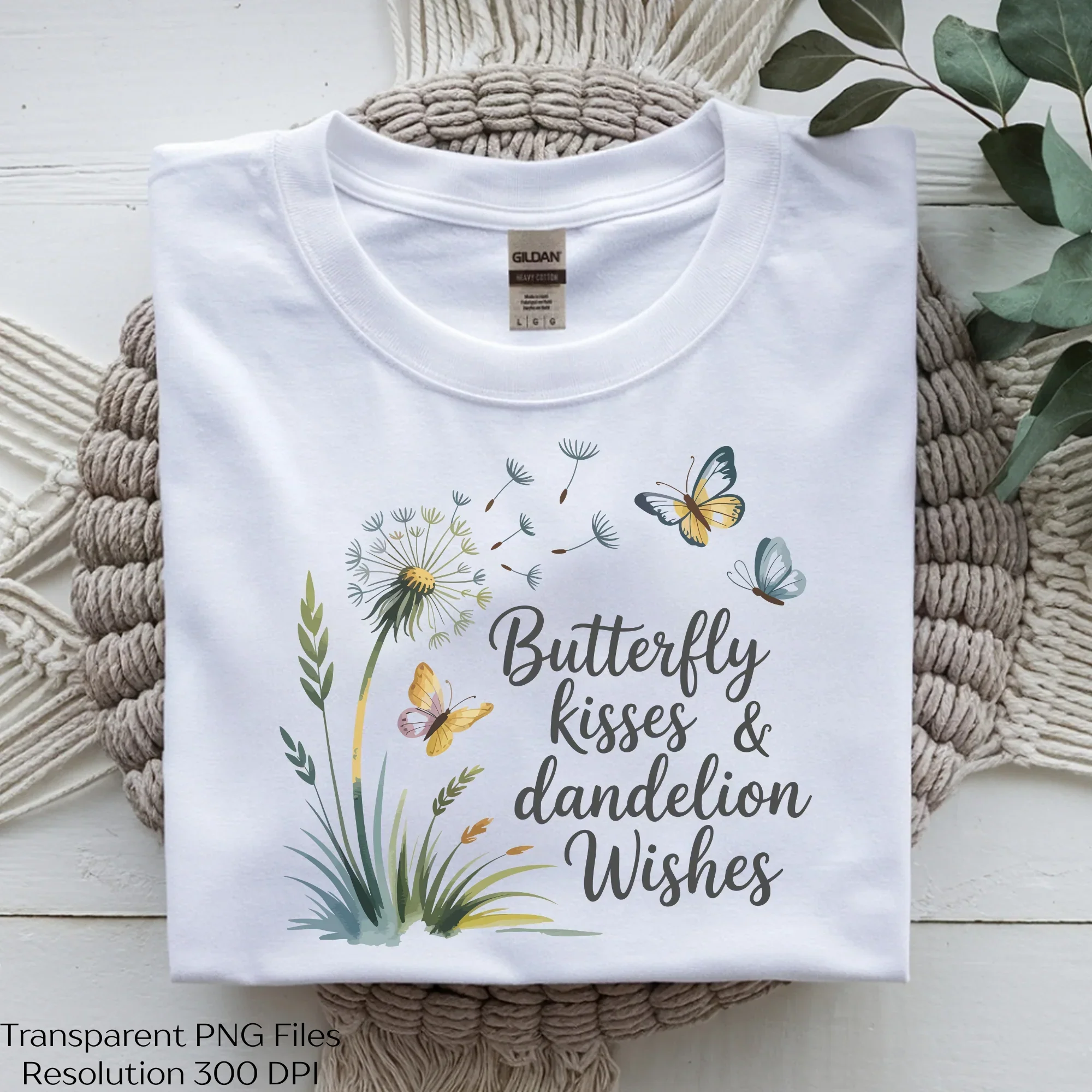 Butterfly Kisses Dandelion Wishes SVG Bundle
