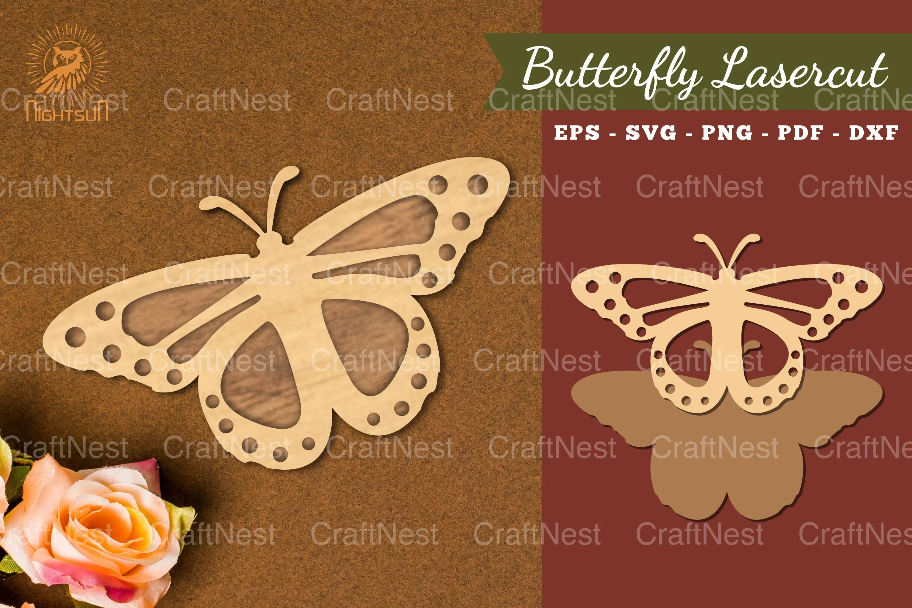Butterfly Laser Cut Decoration SVG Bundle