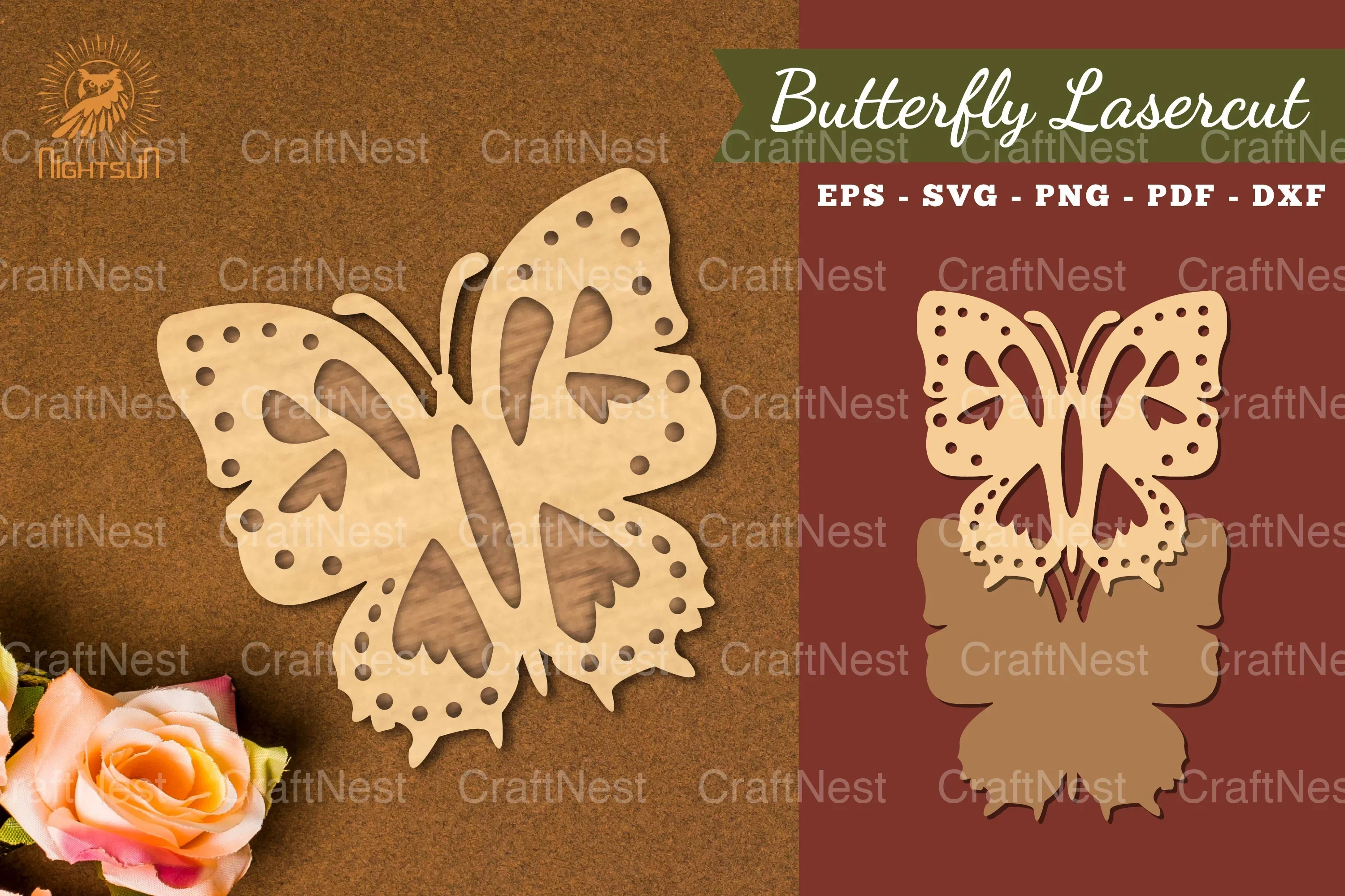 Butterfly Laser Cut Decoration SVG Bundle