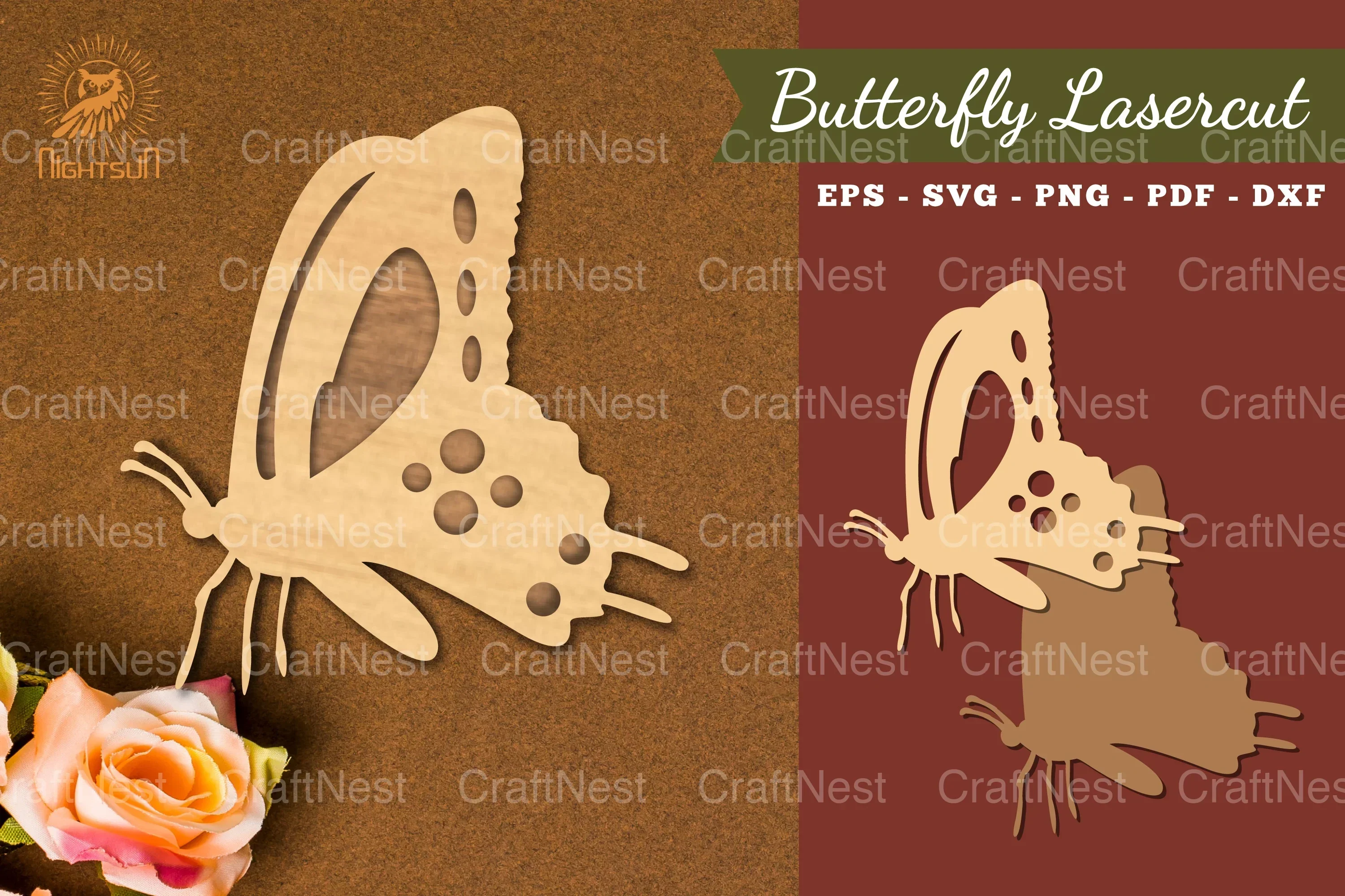 Butterfly Laser Cut Decoration SVG Bundle