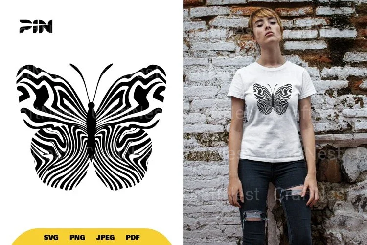 Butterfly Marble SVG Bundle