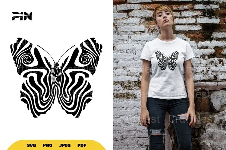 Butterfly Marble SVG Bundle