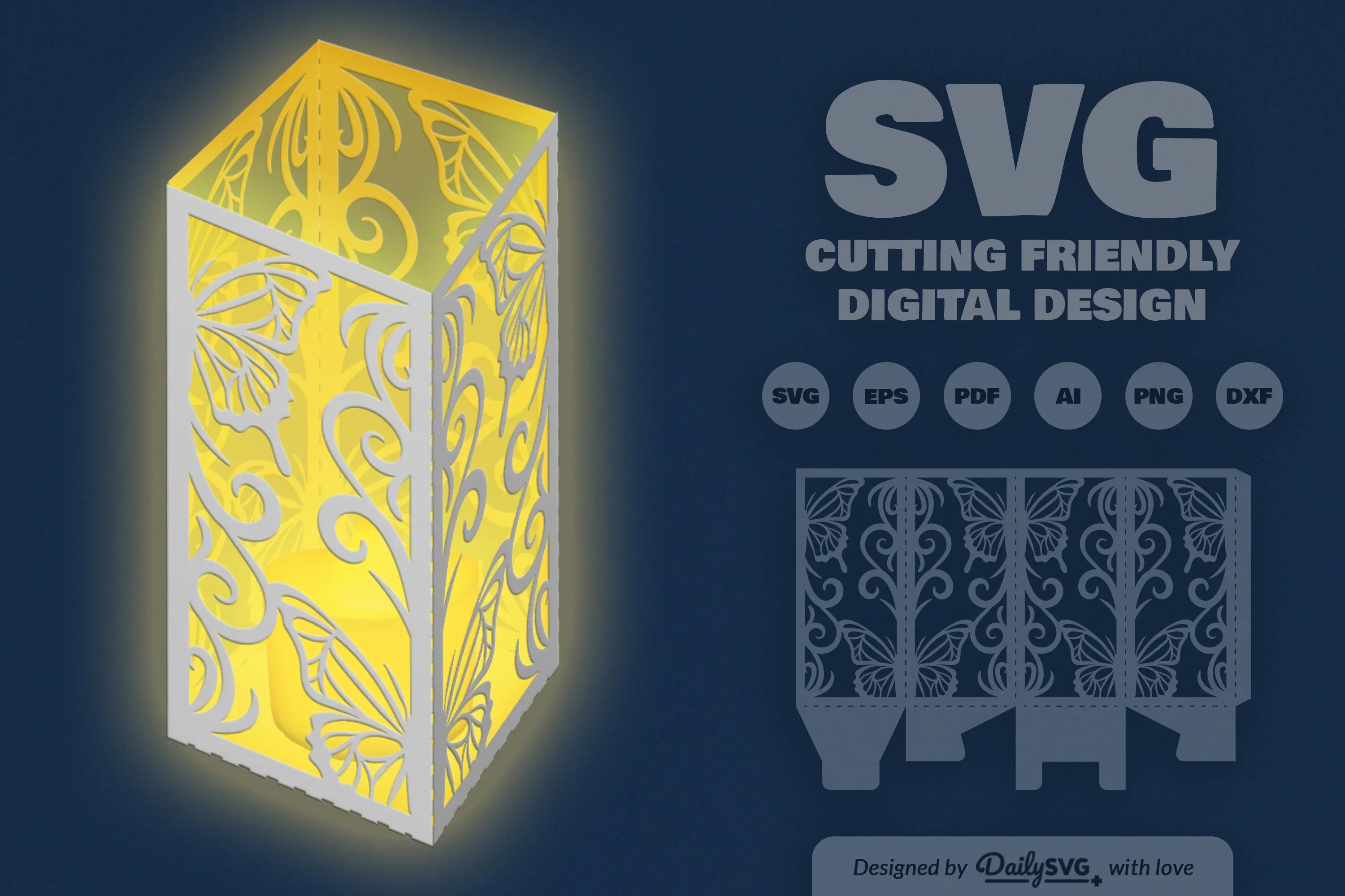 Butterfly Ornament Cut SVG Bundle - Image 2