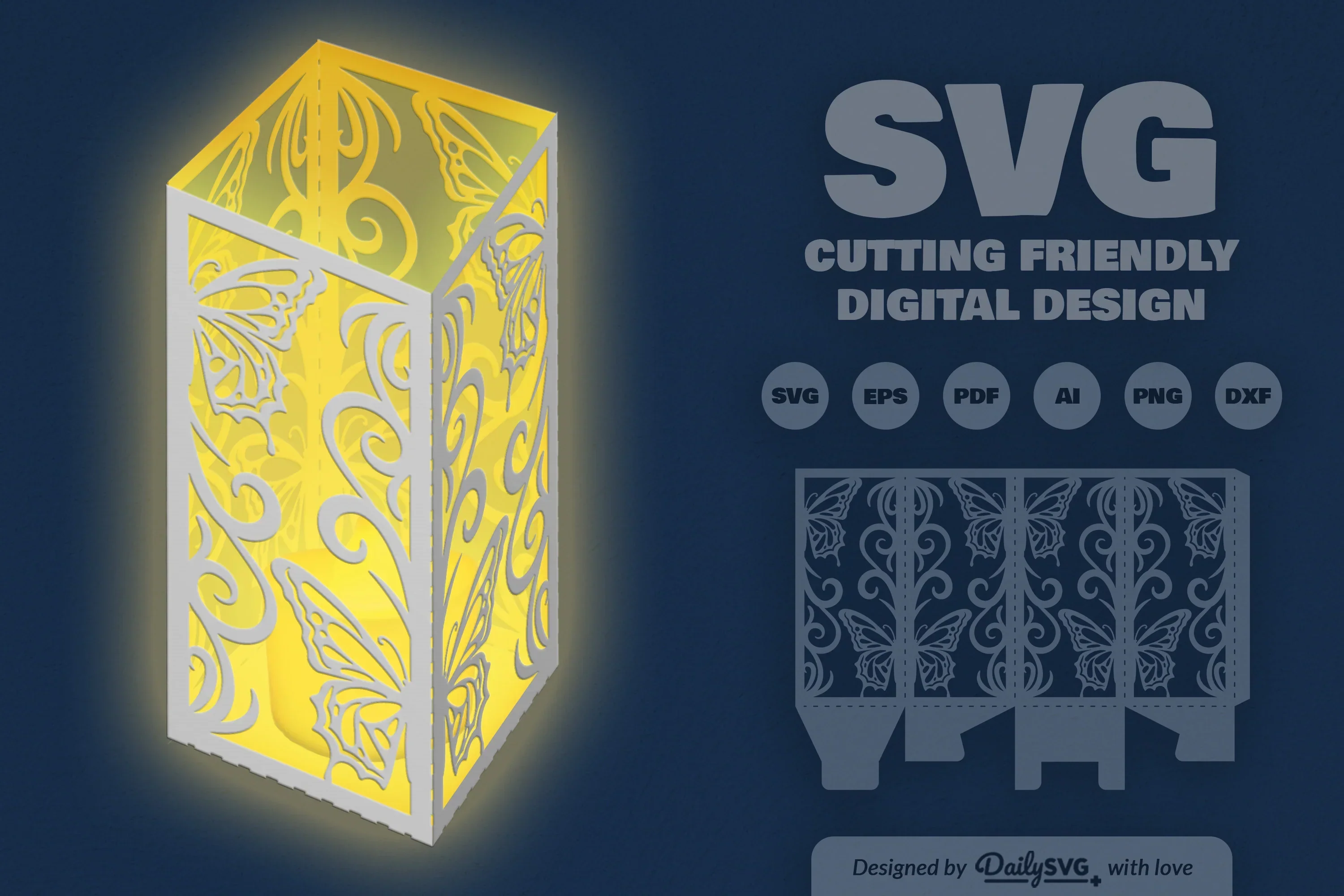 Butterfly Ornament Cut SVG Bundle - Image 2