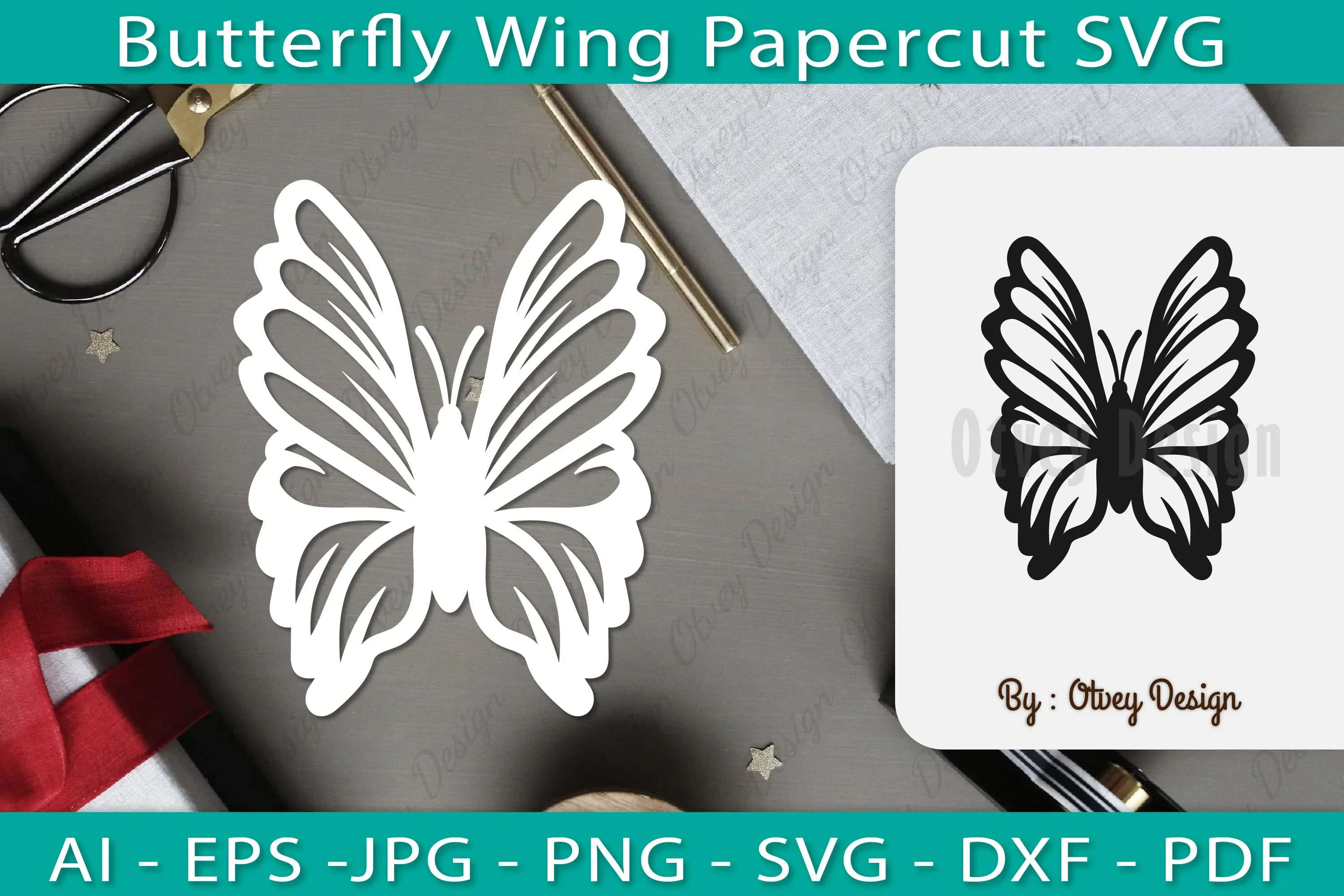 Butterfly Papercut SVG Bundle