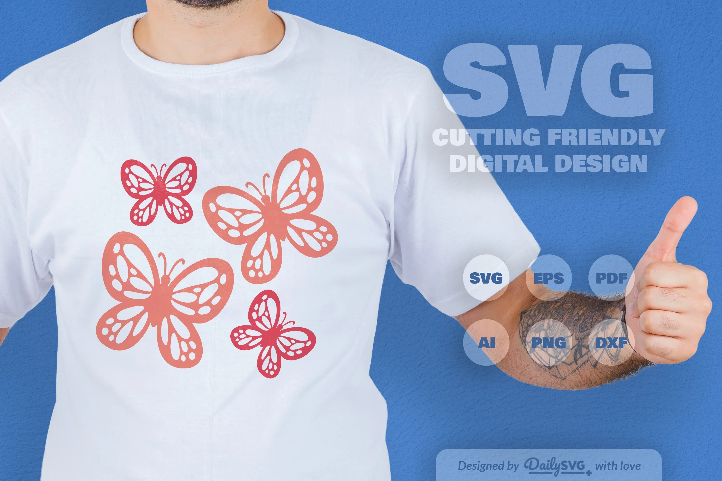 Butterfly SVG Bundle: Stunning Collection for Nature Lovers - Image 4