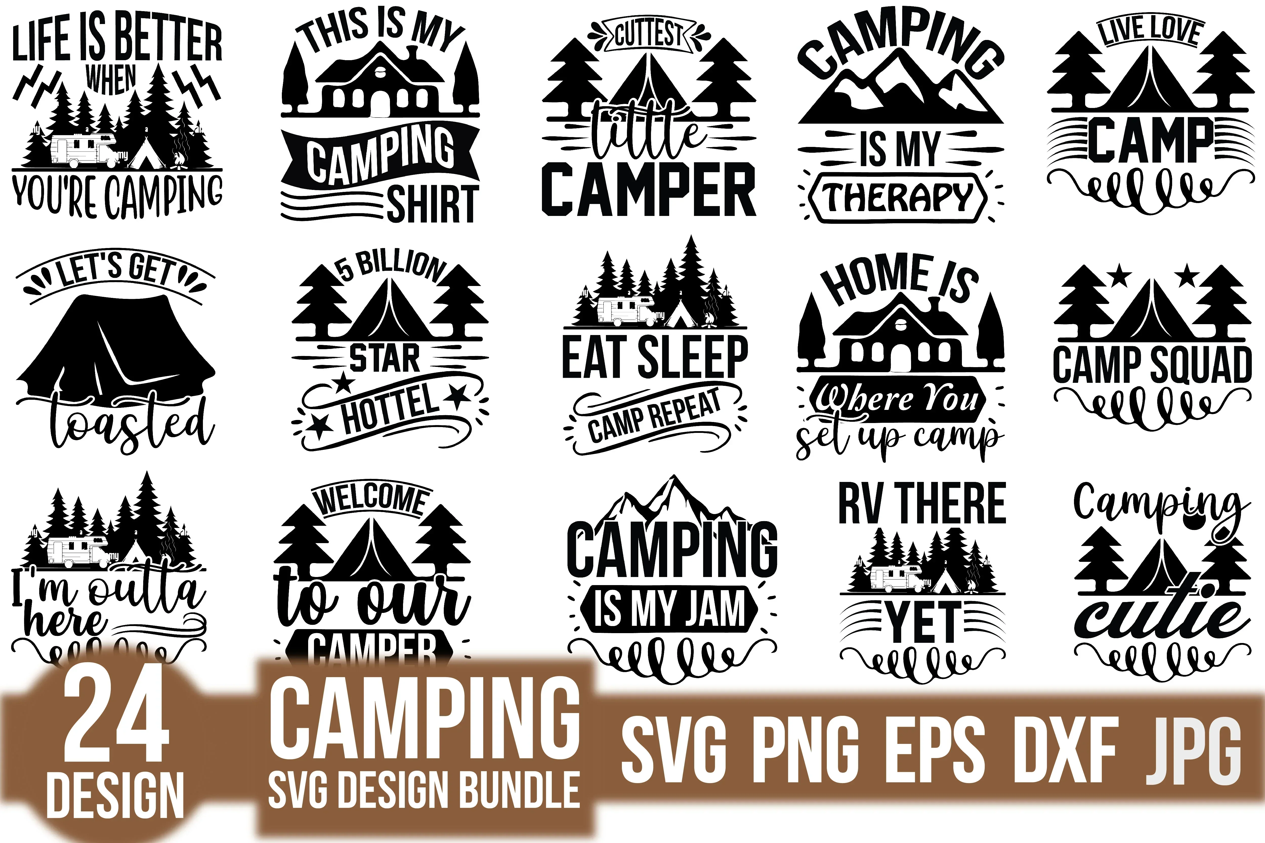 Camping SVG Bundle