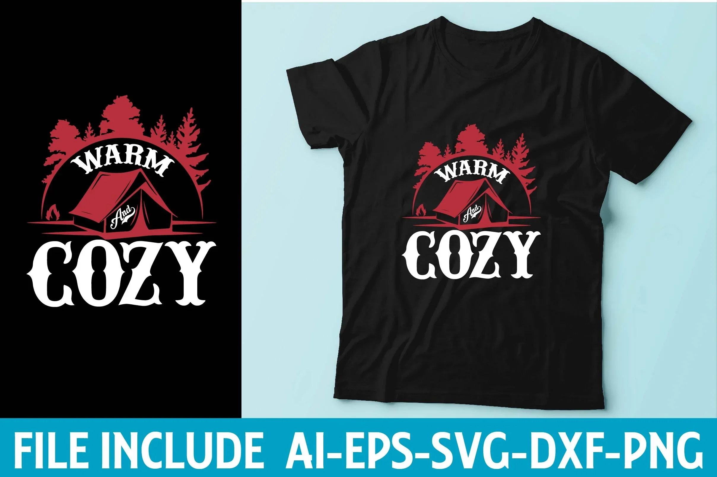 Camping T-Shirt Bundle - Image 3