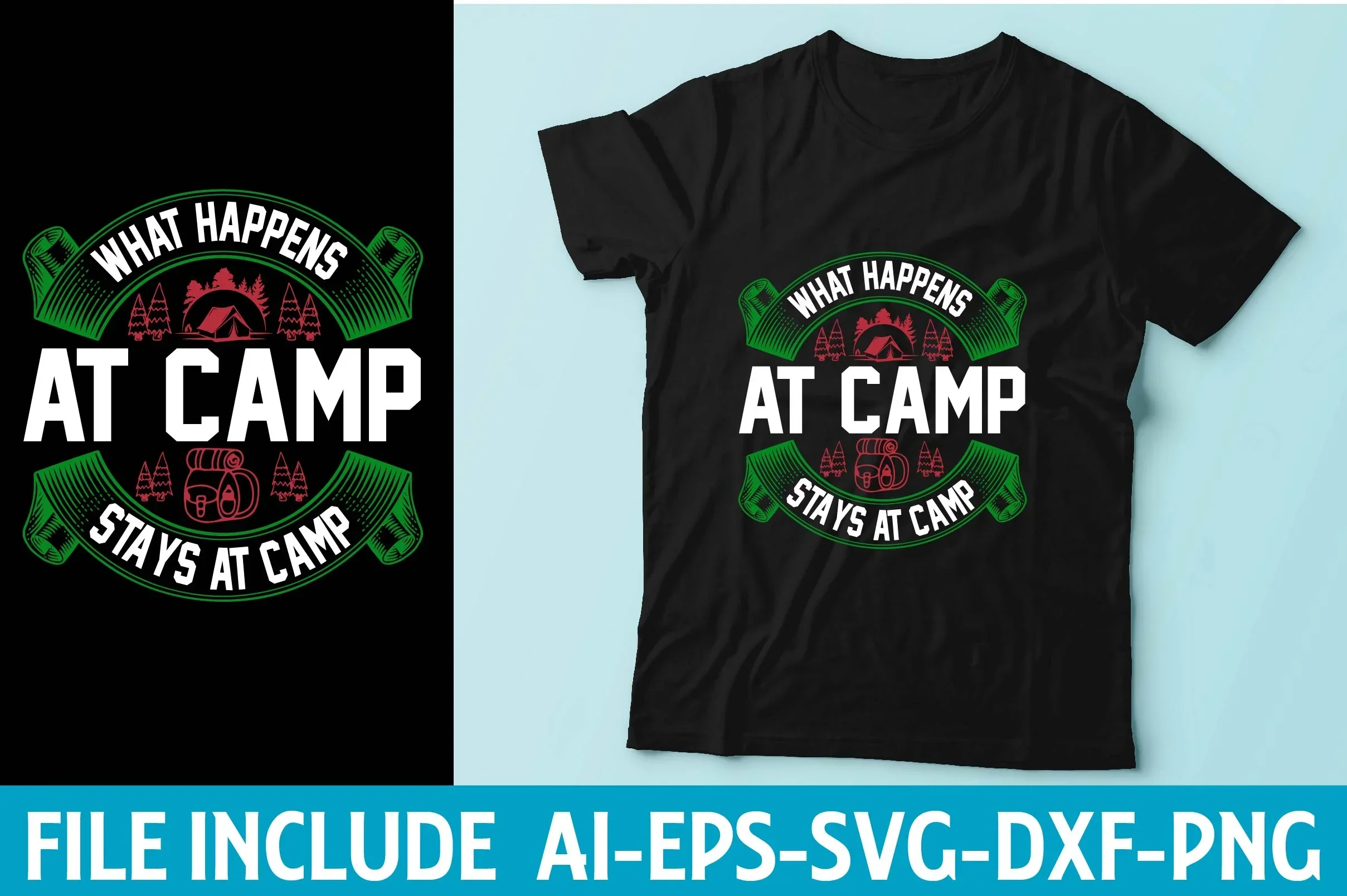 Camping T-Shirt Bundle - Image 4