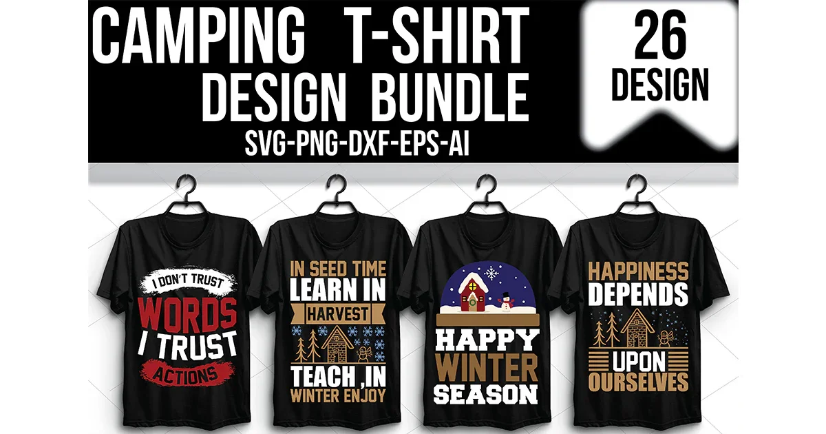 Camping T-Shirt Bundle