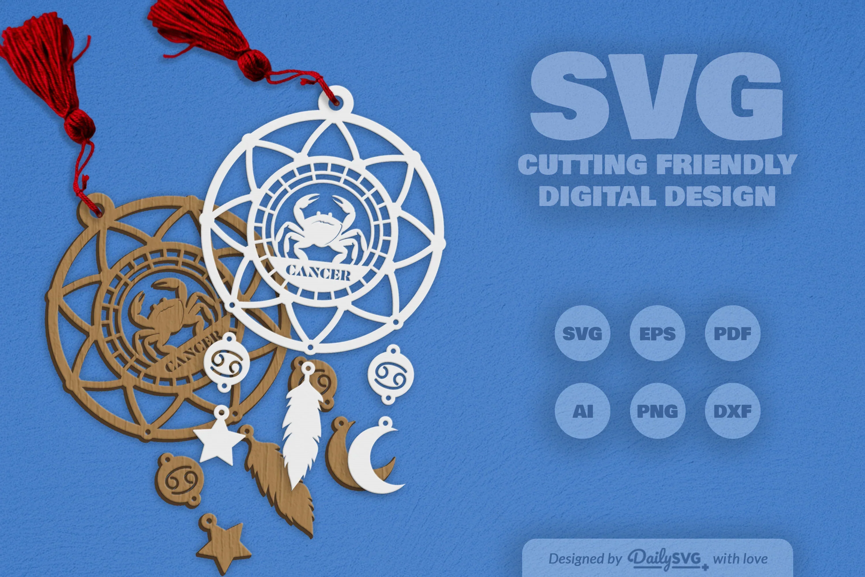 Cancer Dream Catcher Set SVG Bundle - Image 2
