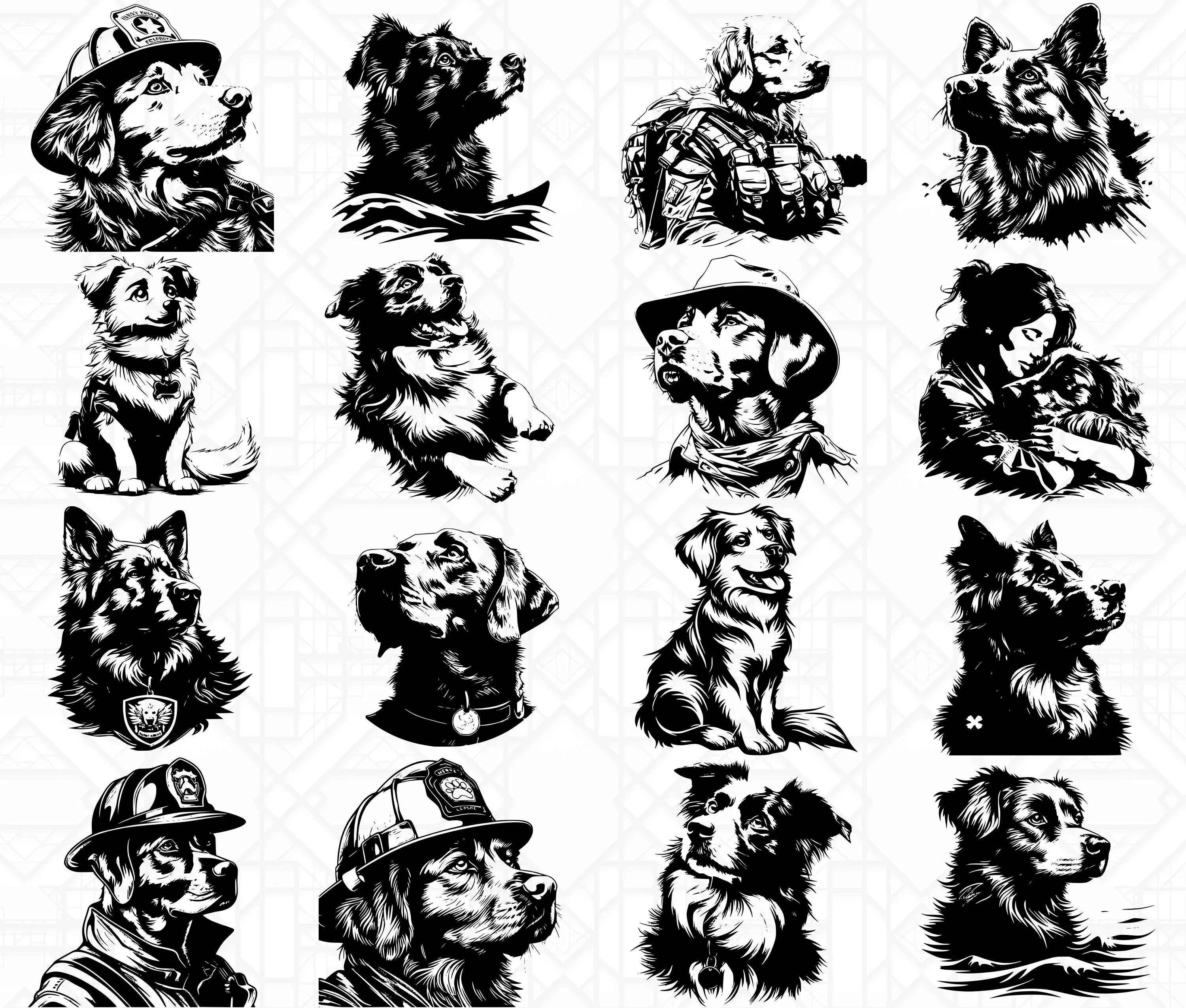 Canine Heroes SVG Bundle - Image 4