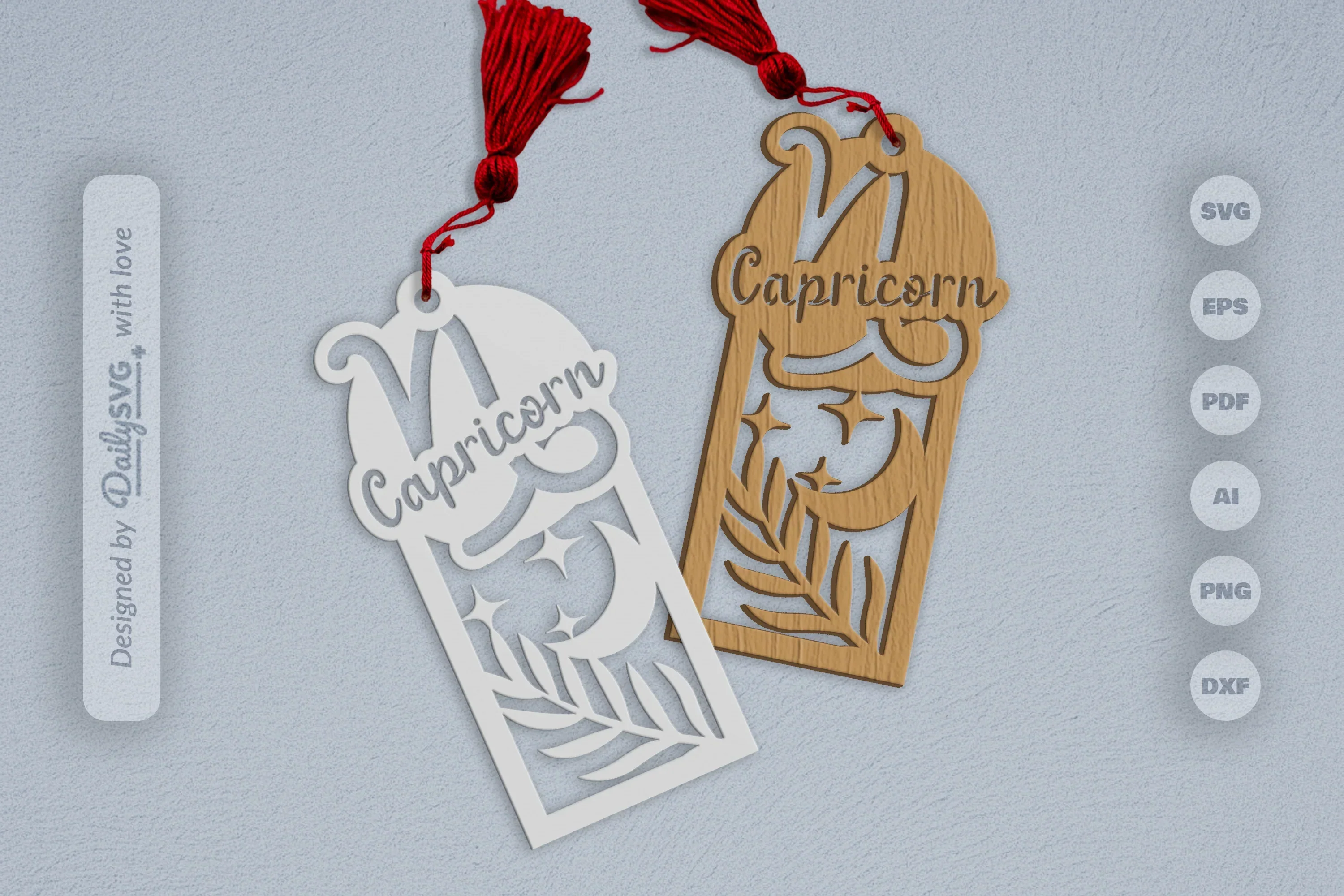 Capricorn Zodiac Laser Cut SVG Bundle