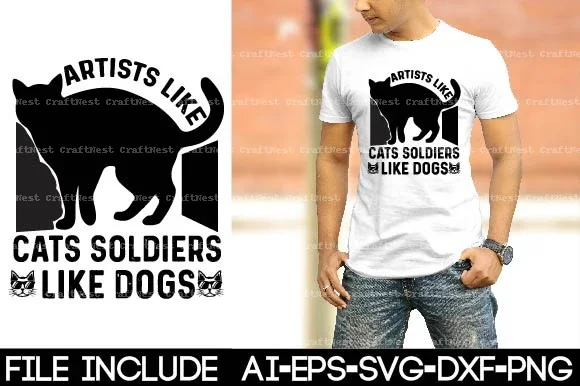 Cat Shirt SVG Bundle - Image 12