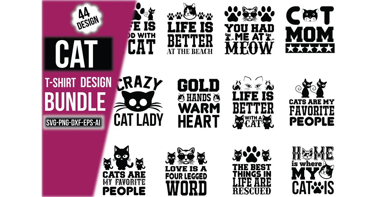 Cat SVG Bundle