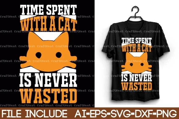 Cat T-Shirt SVG Bundle - Image 14