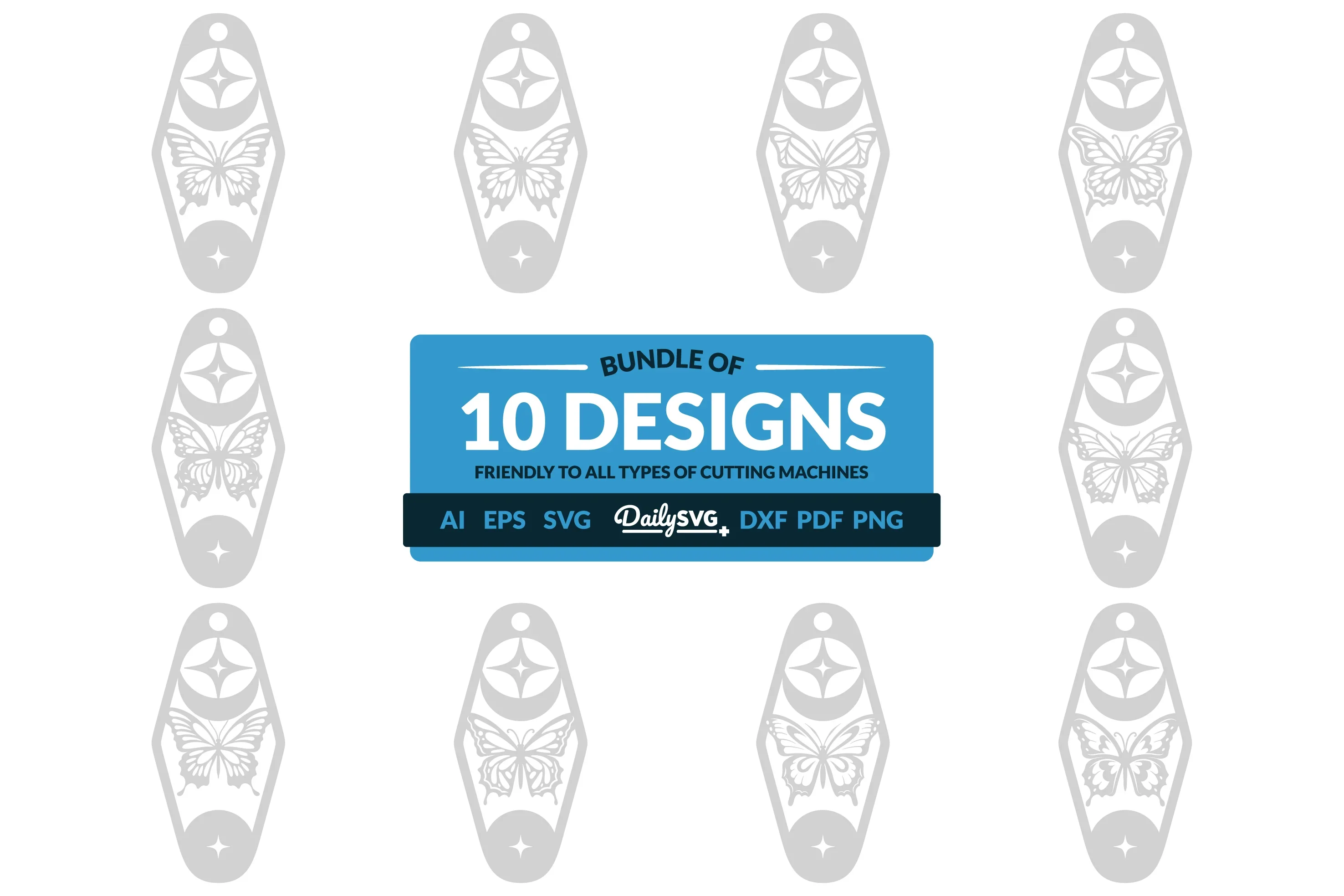 Celestial Butterfly Motel Clipart Daily SVG Bundles