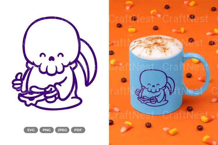 Chibi Grim Reaper Halloween SVG Bundle