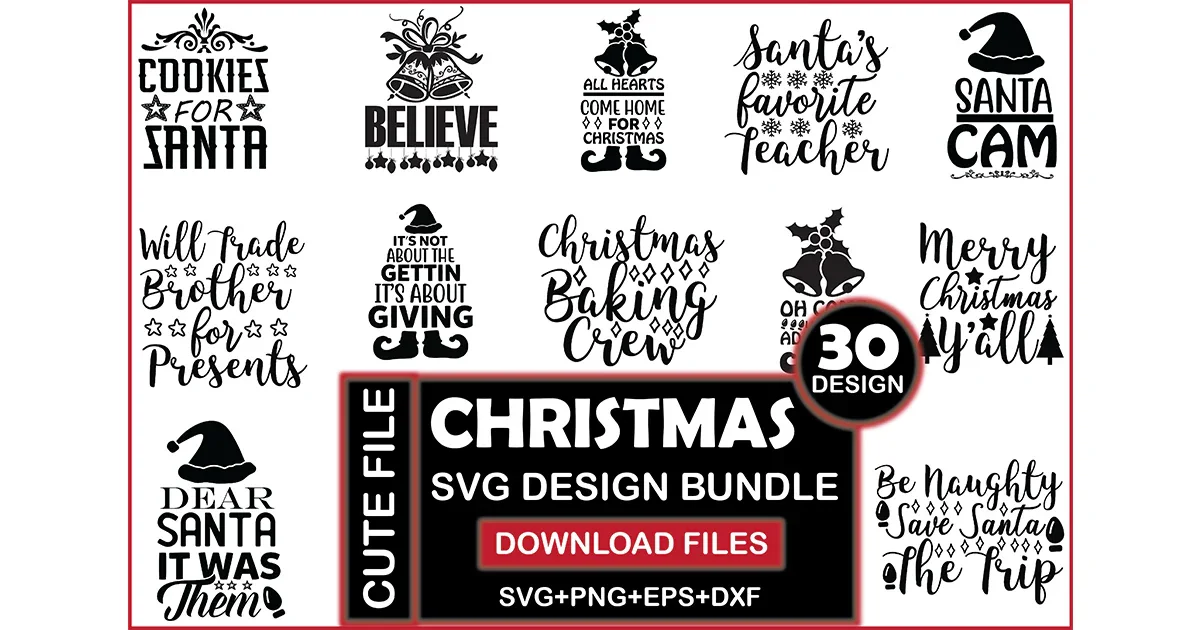 Christmas 1 SVG Bundle - Image 3