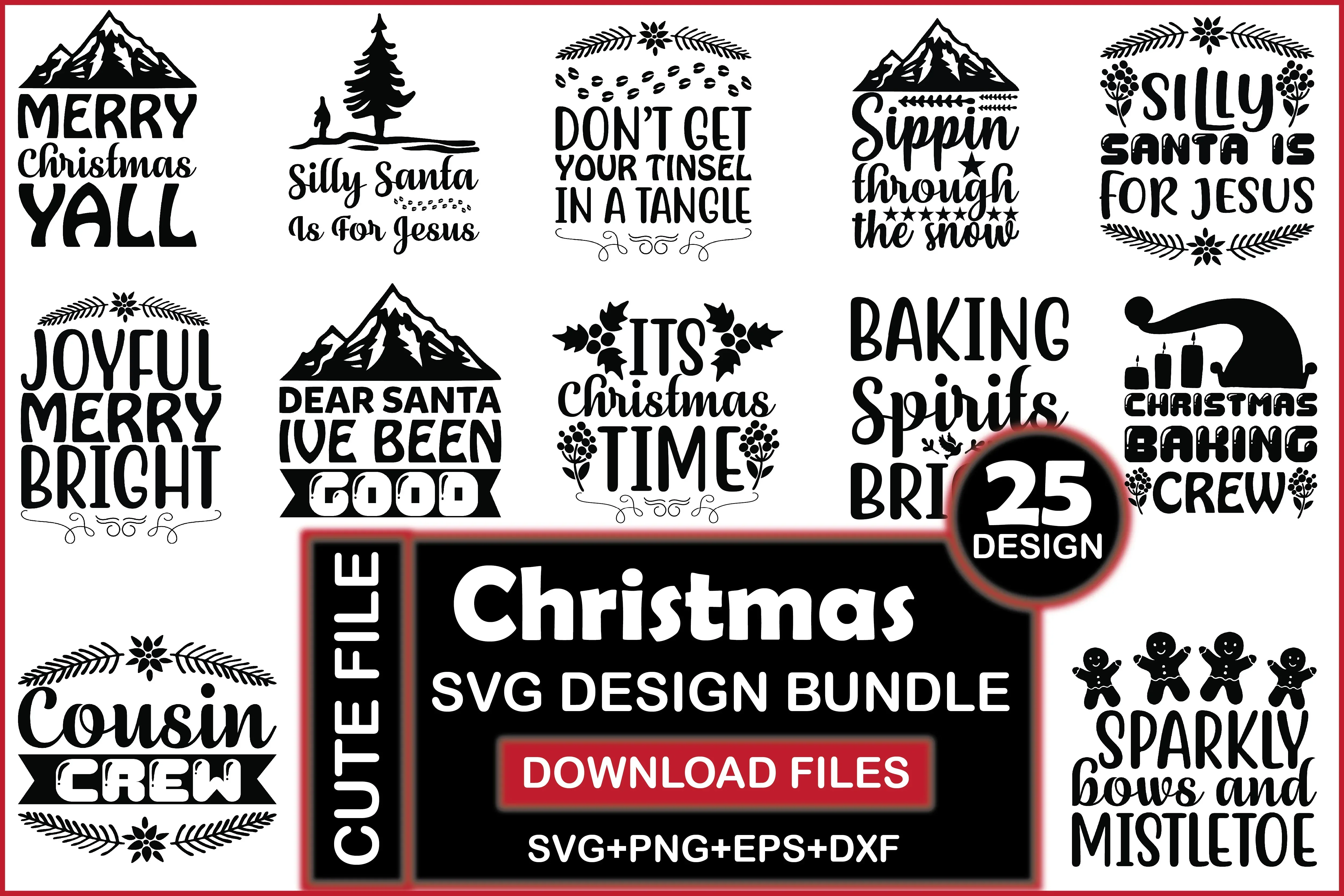 Christmas 23 SVG Bundle