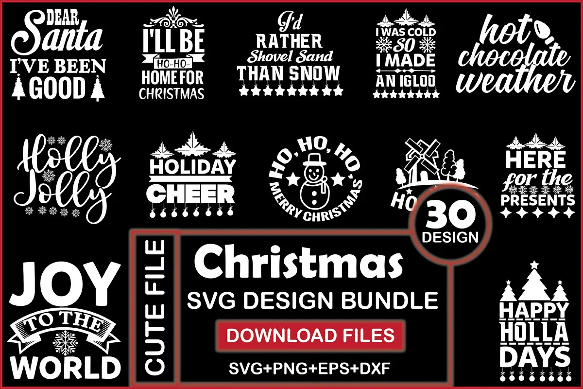 Christmas 30 SVG Bundle - Image 2