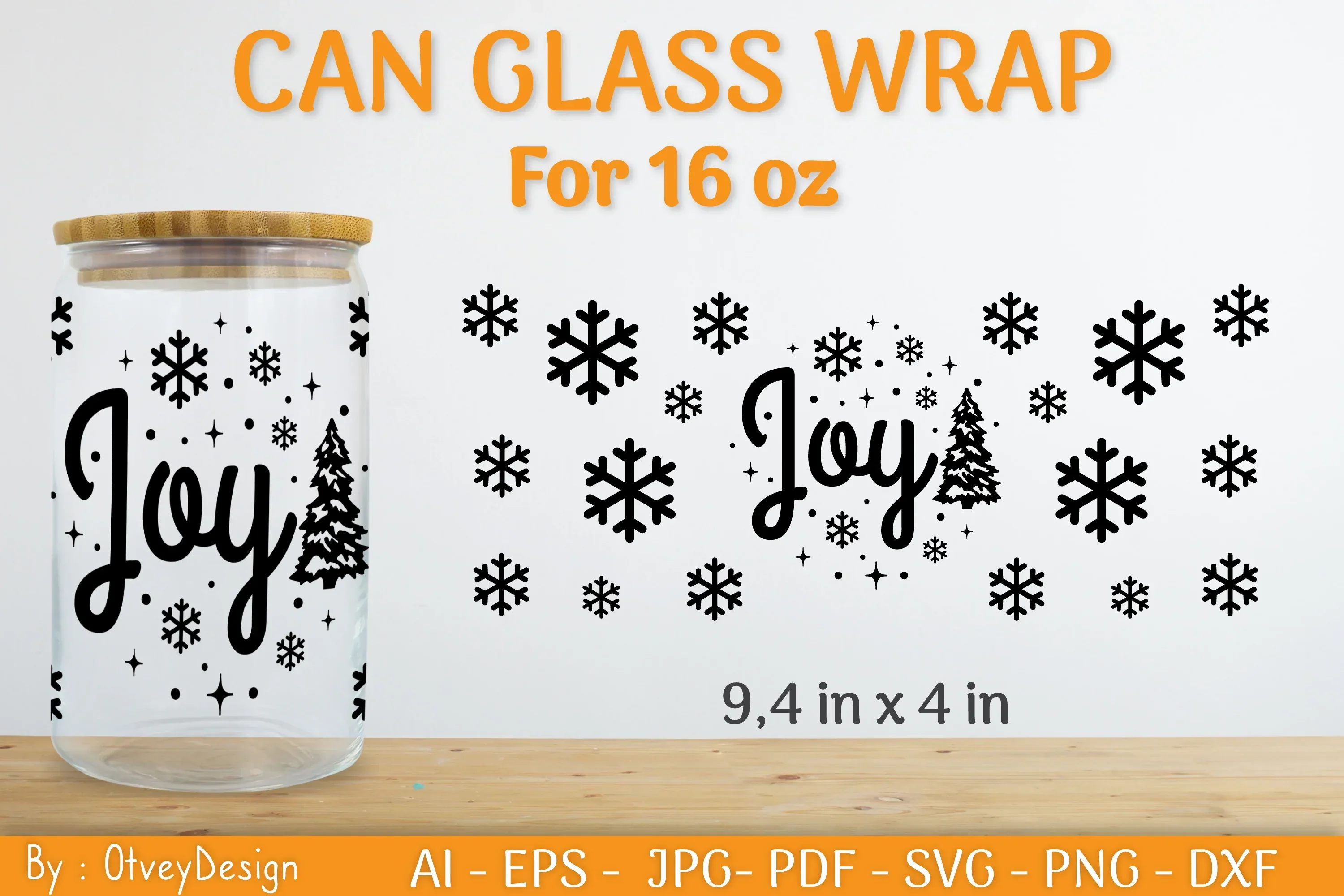 Christmas Can Glass 16 OZ SVG Bundle - Image 2