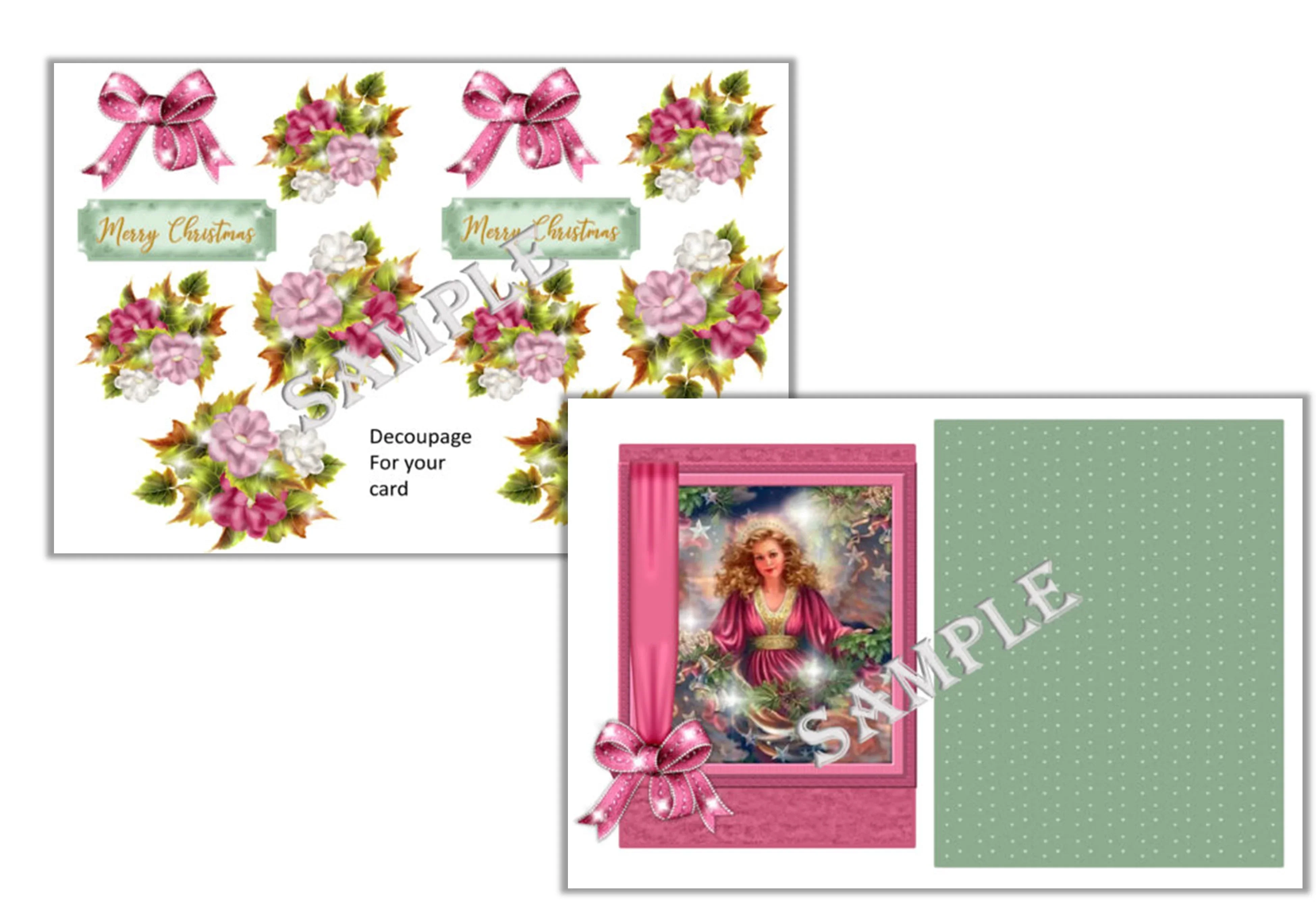 Christmas Card SVG Bundle - Image 2