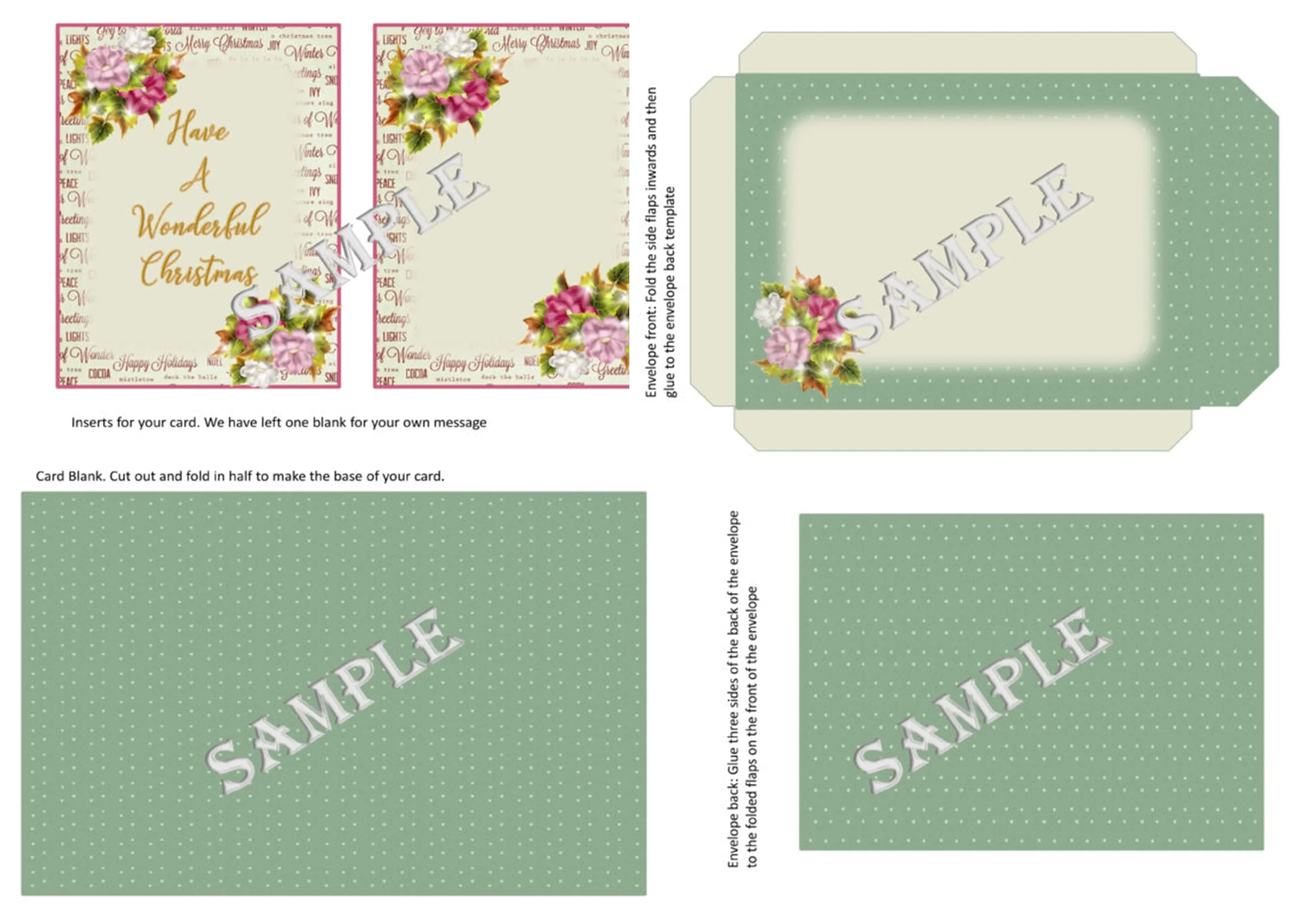 Christmas Card SVG Bundle - Image 3