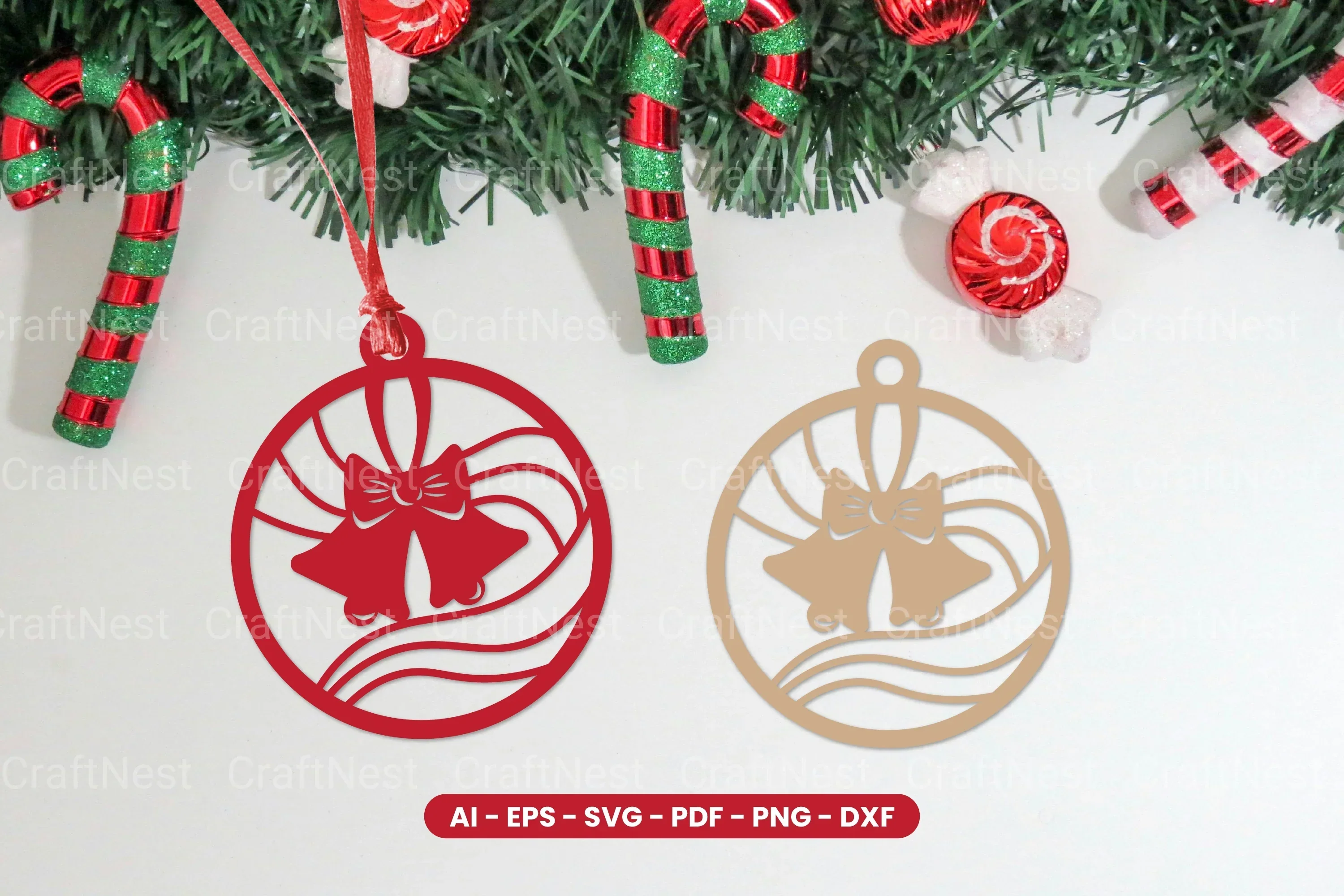Christmas Decoration Ball Laser Cut SVG Bundle