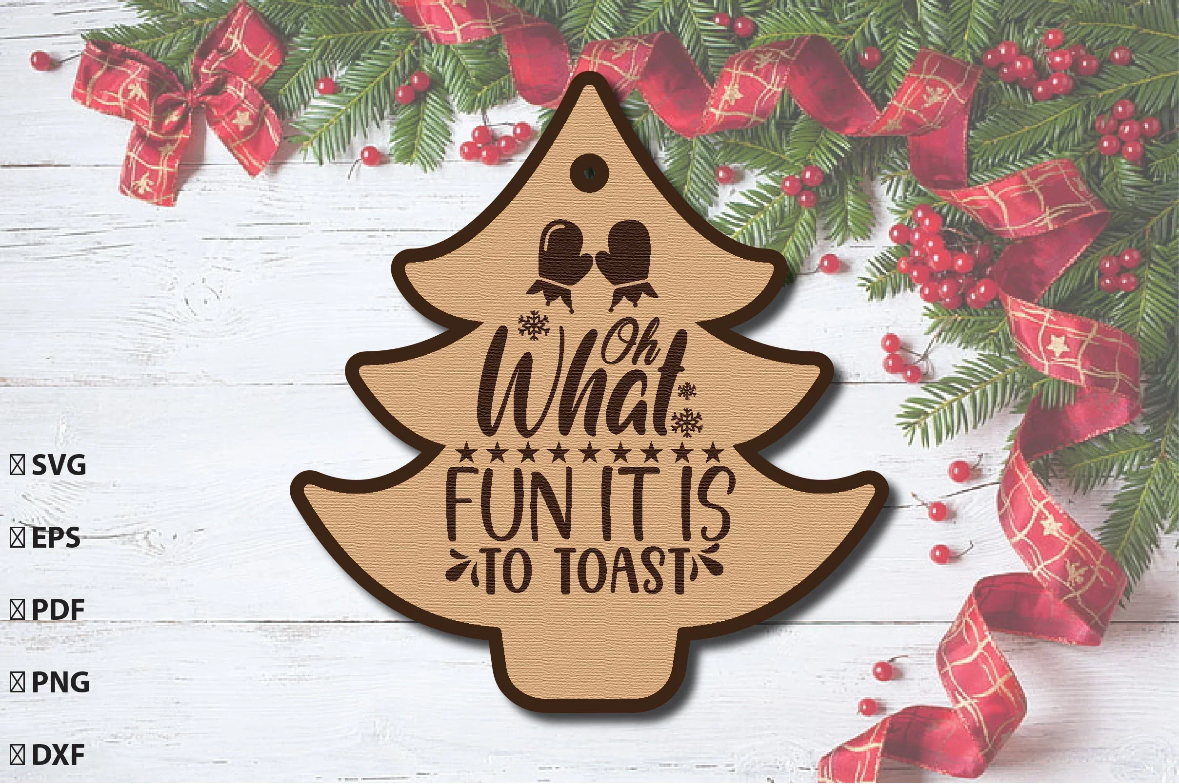 Christmas Gift Tag Laser Cut Bundle - Image 7