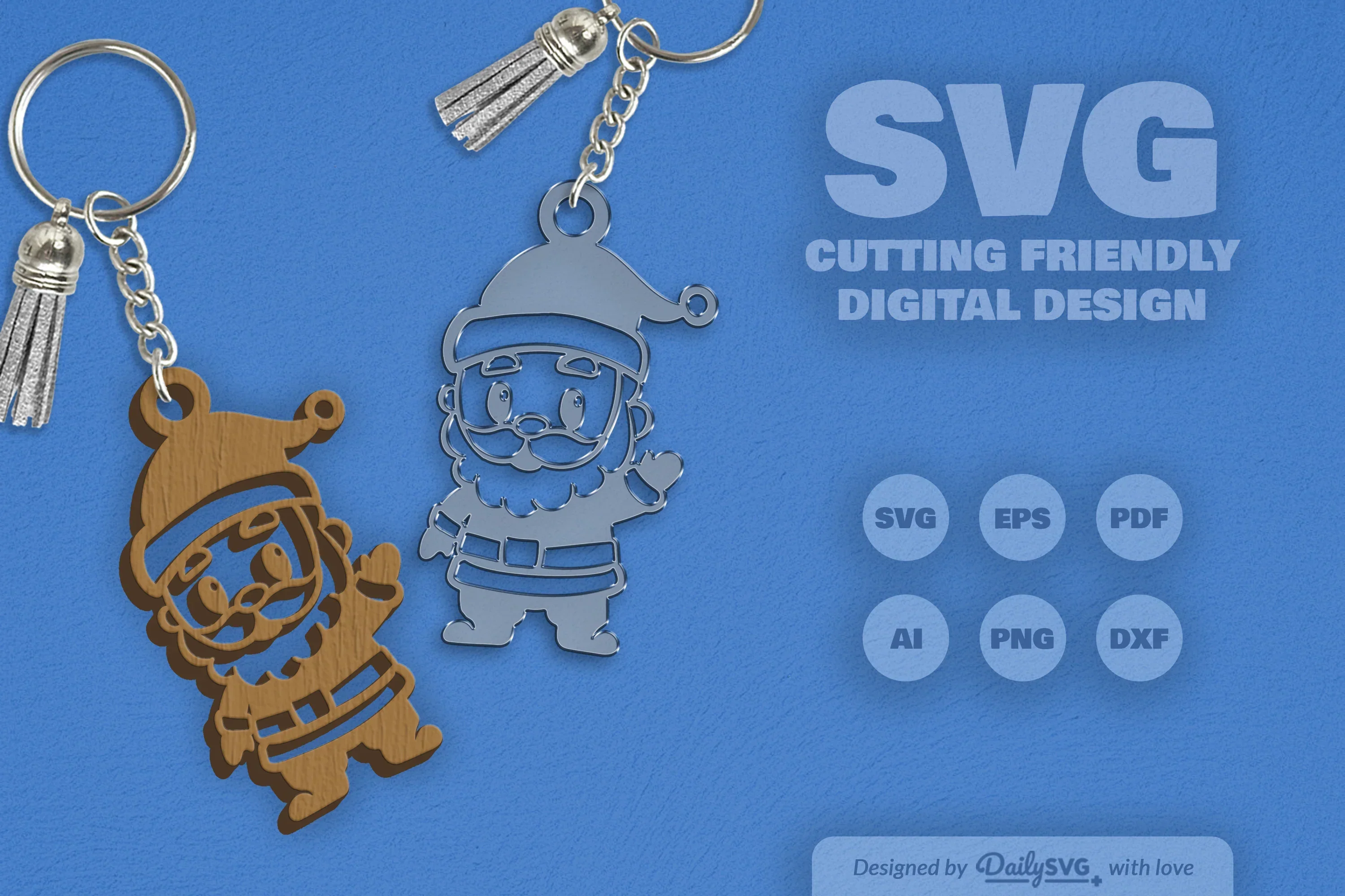 Christmas Keychain Clipart Daily SVG Bundles - Image 2