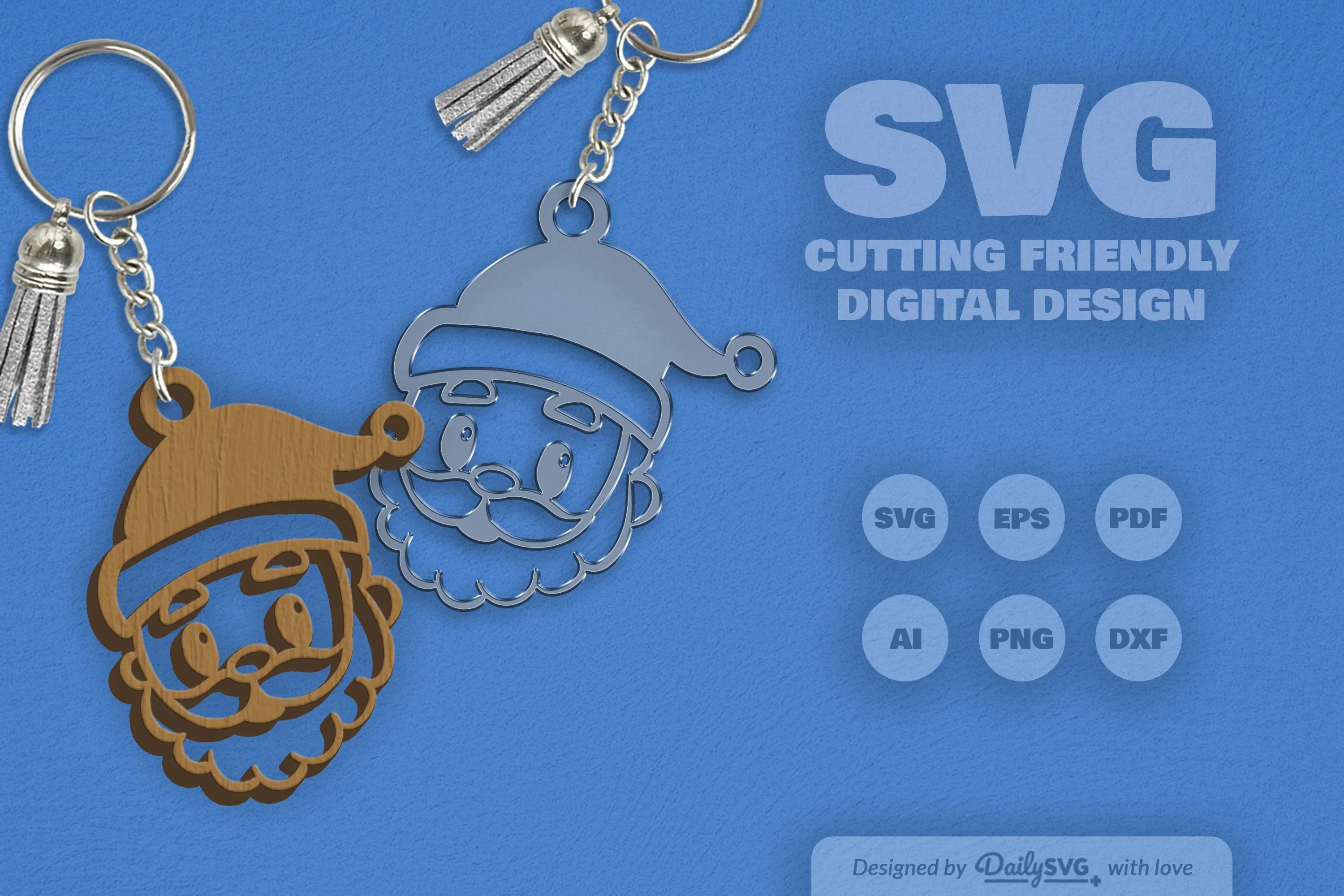 Christmas Keychain Clipart Daily SVG Bundles - Image 3