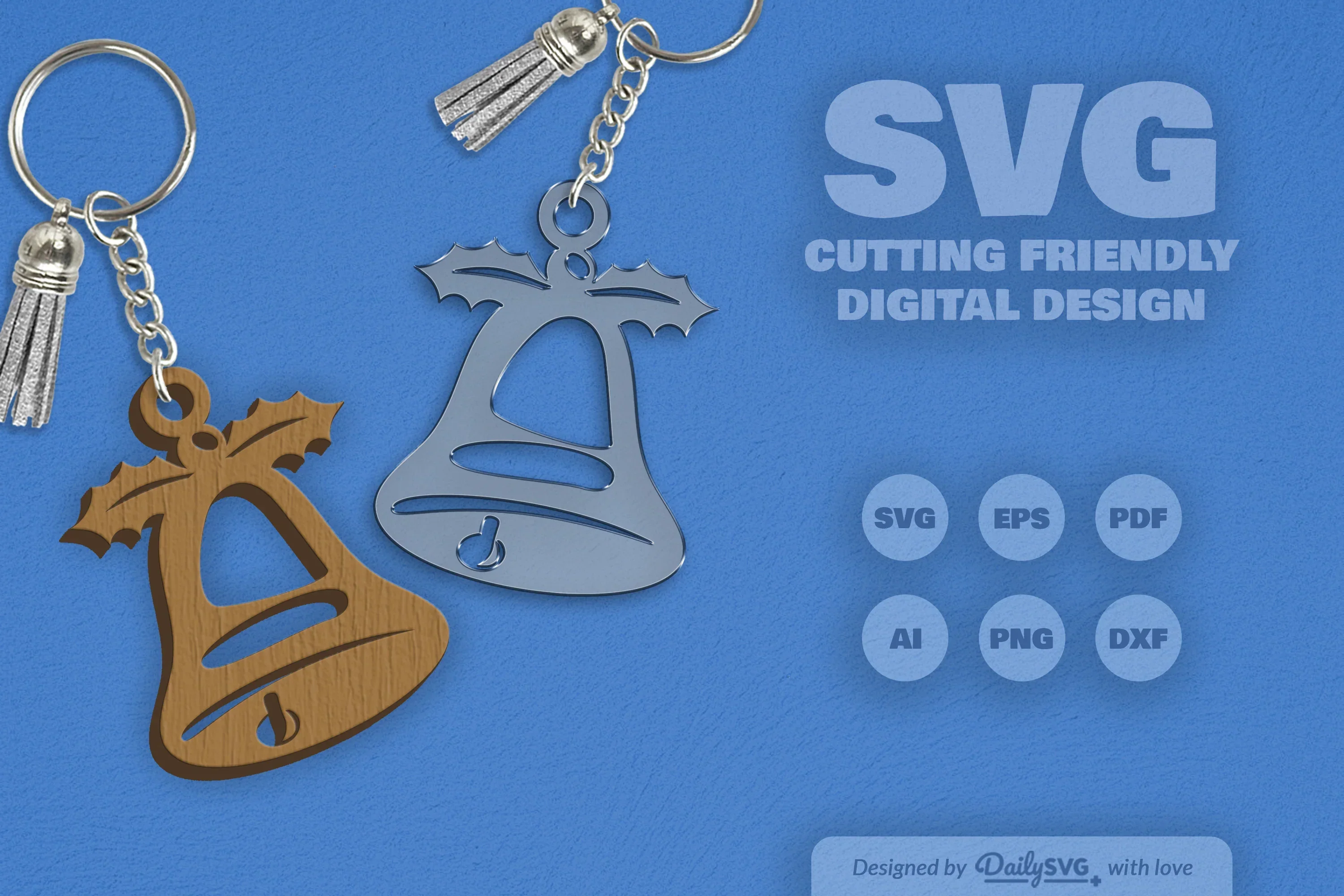 Christmas Keychain Clipart Daily SVG Bundles - Image 5