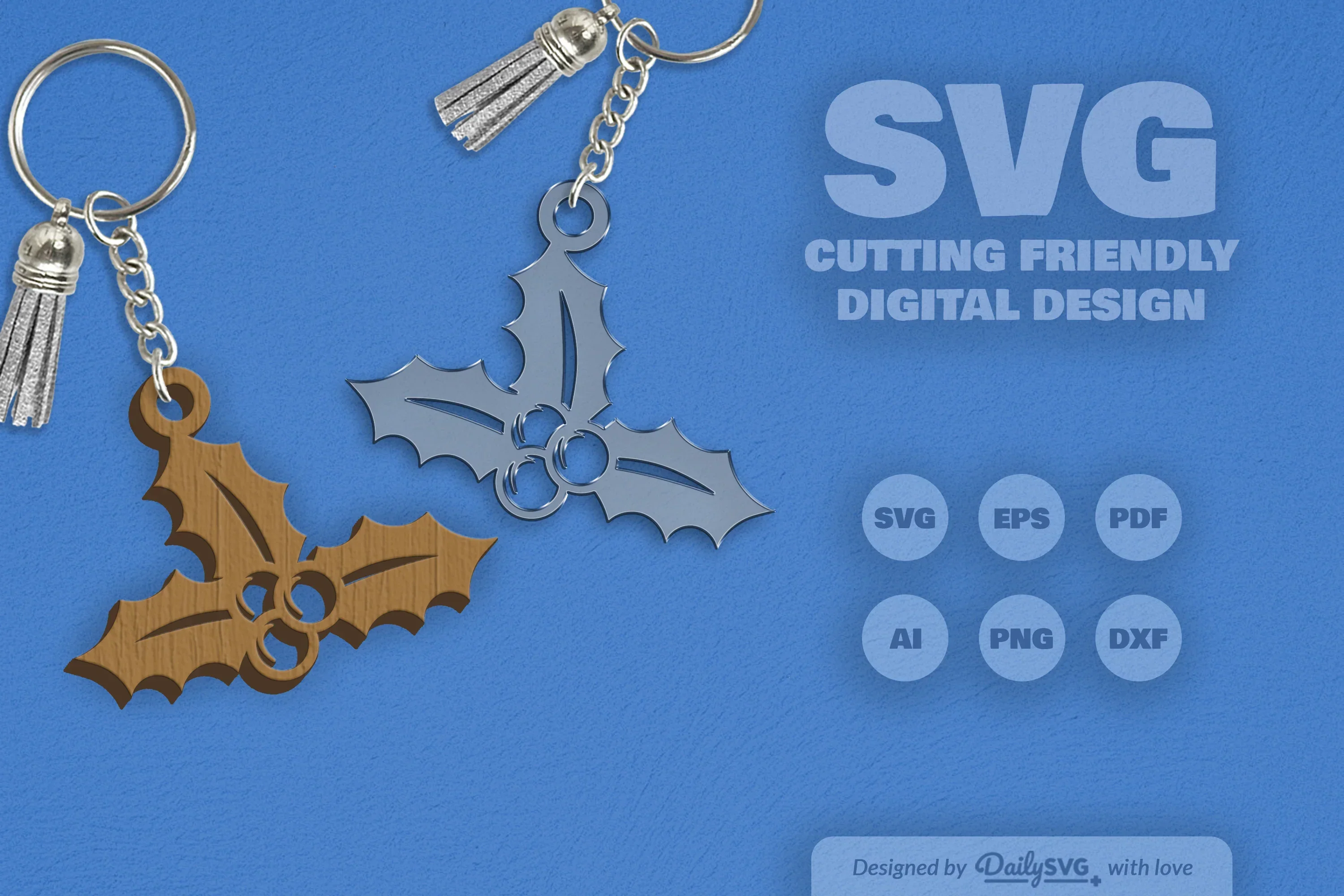 Christmas Keychain Clipart Daily SVG Bundles - Image 6