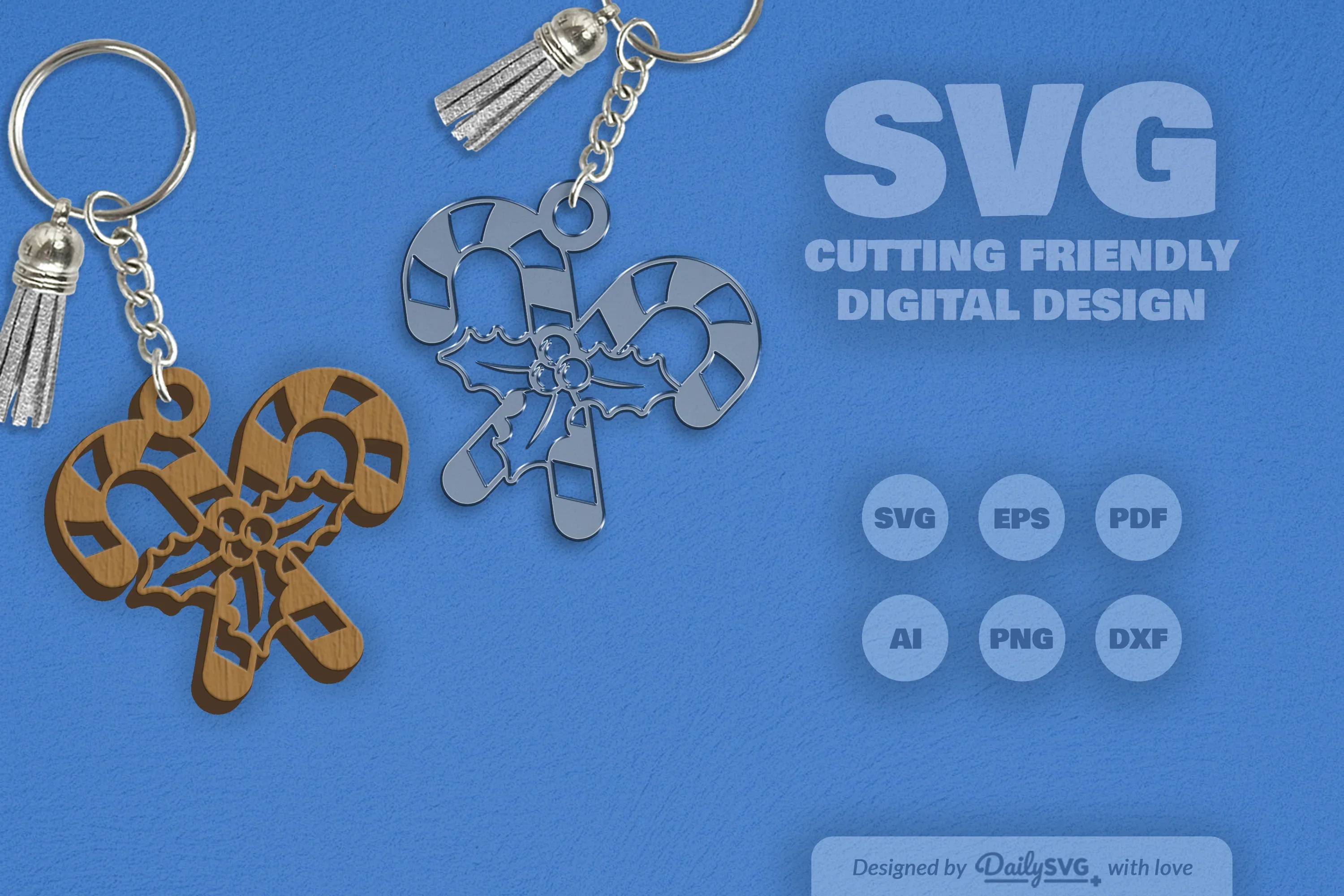 Christmas Keychain Clipart Daily SVG Bundles - Image 9