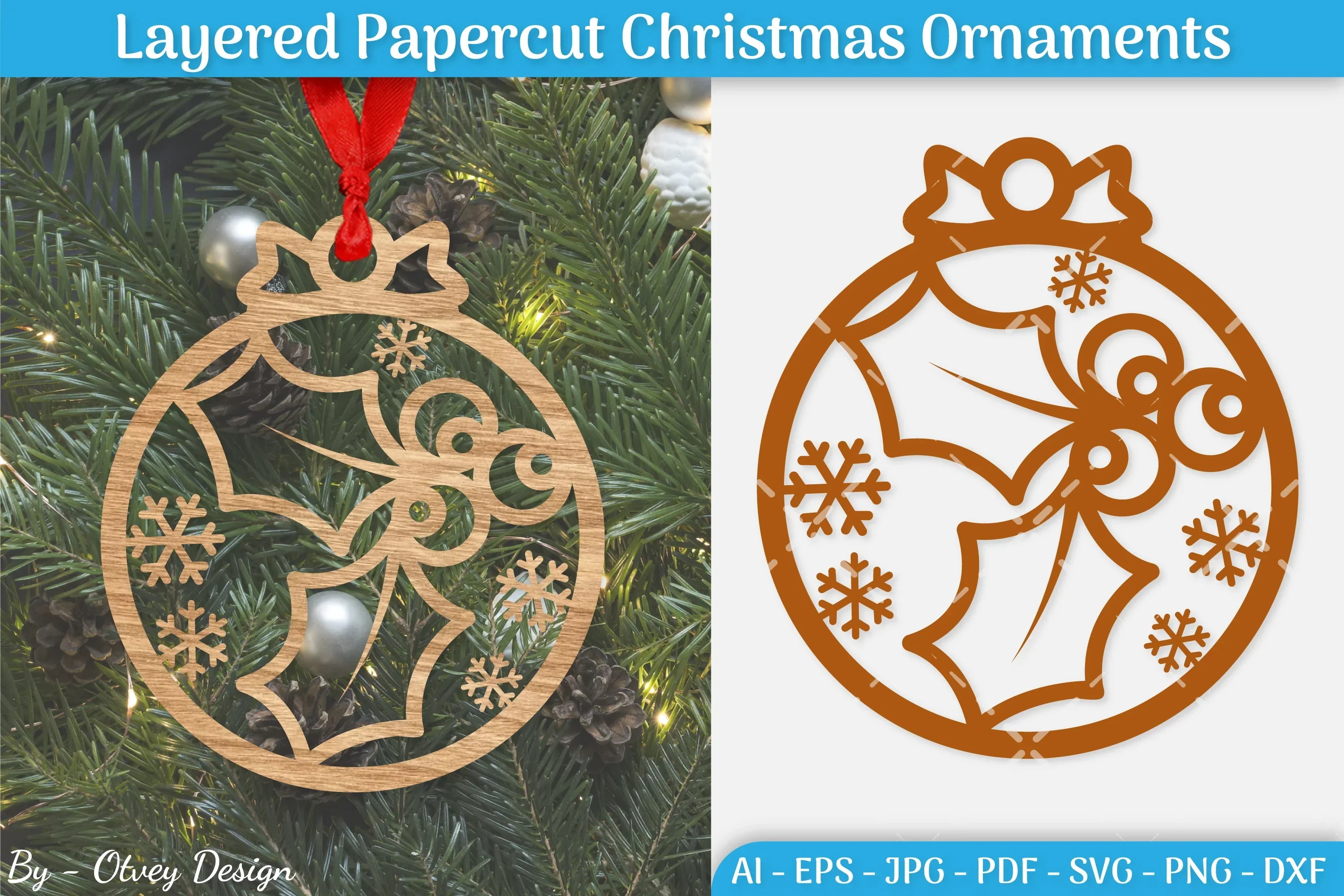 Christmas Ornament SVG Bundle