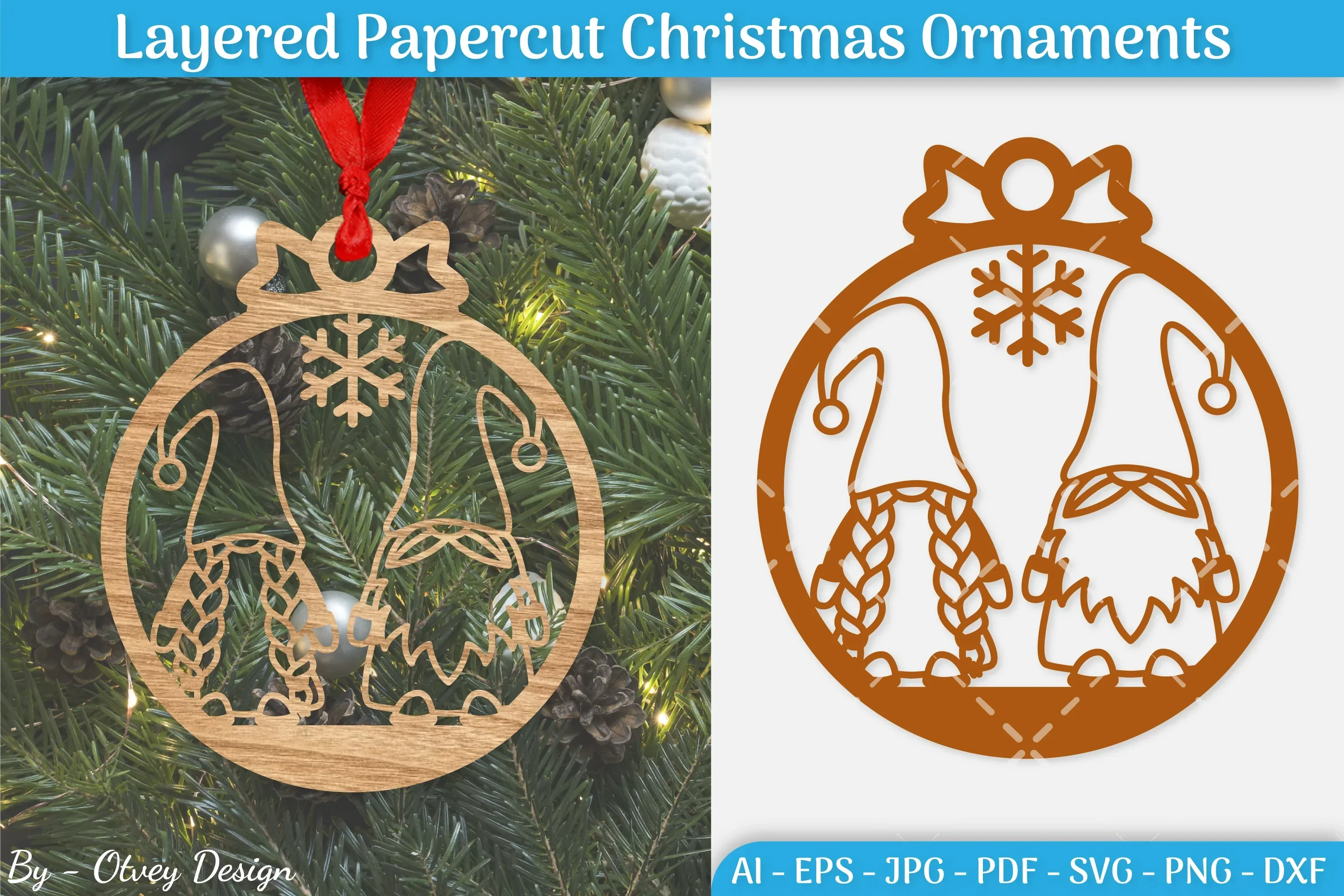 Christmas Ornament SVG Bundle