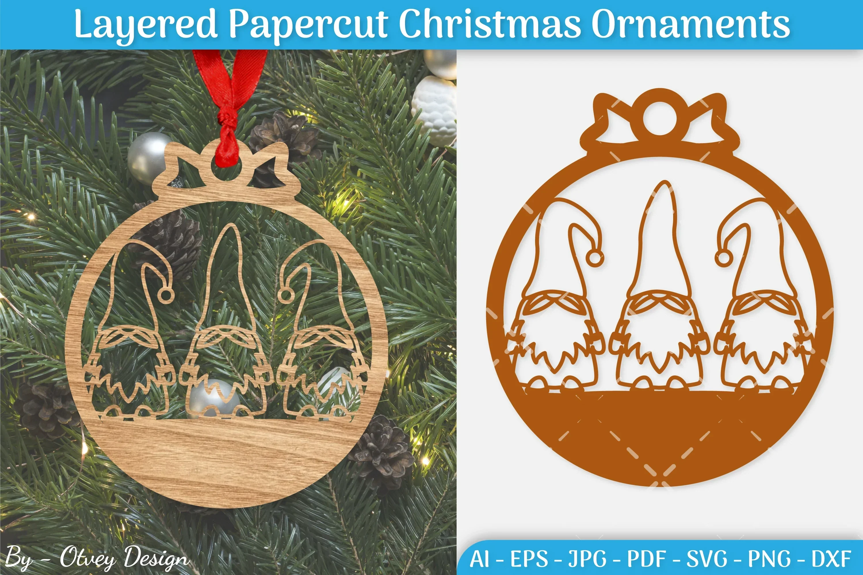 Christmas Ornament SVG Bundle