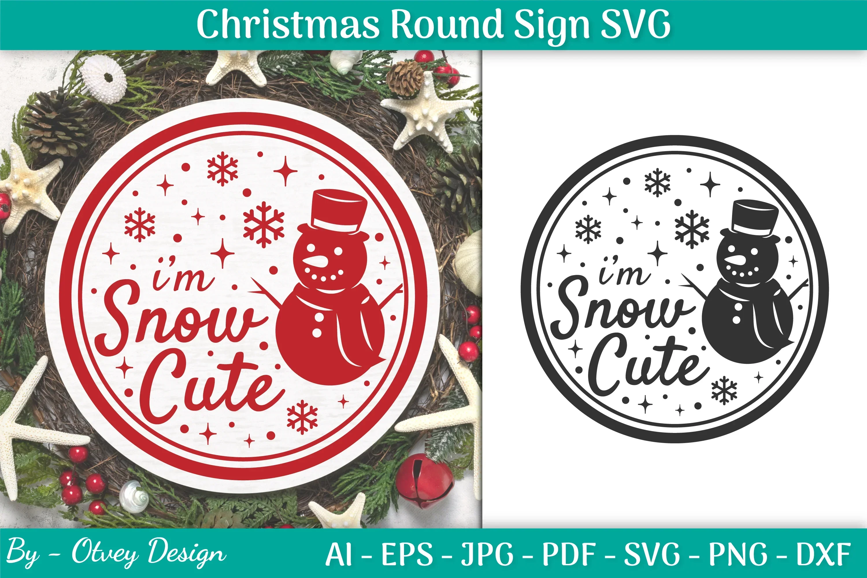 Christmas Round SVG Bundle