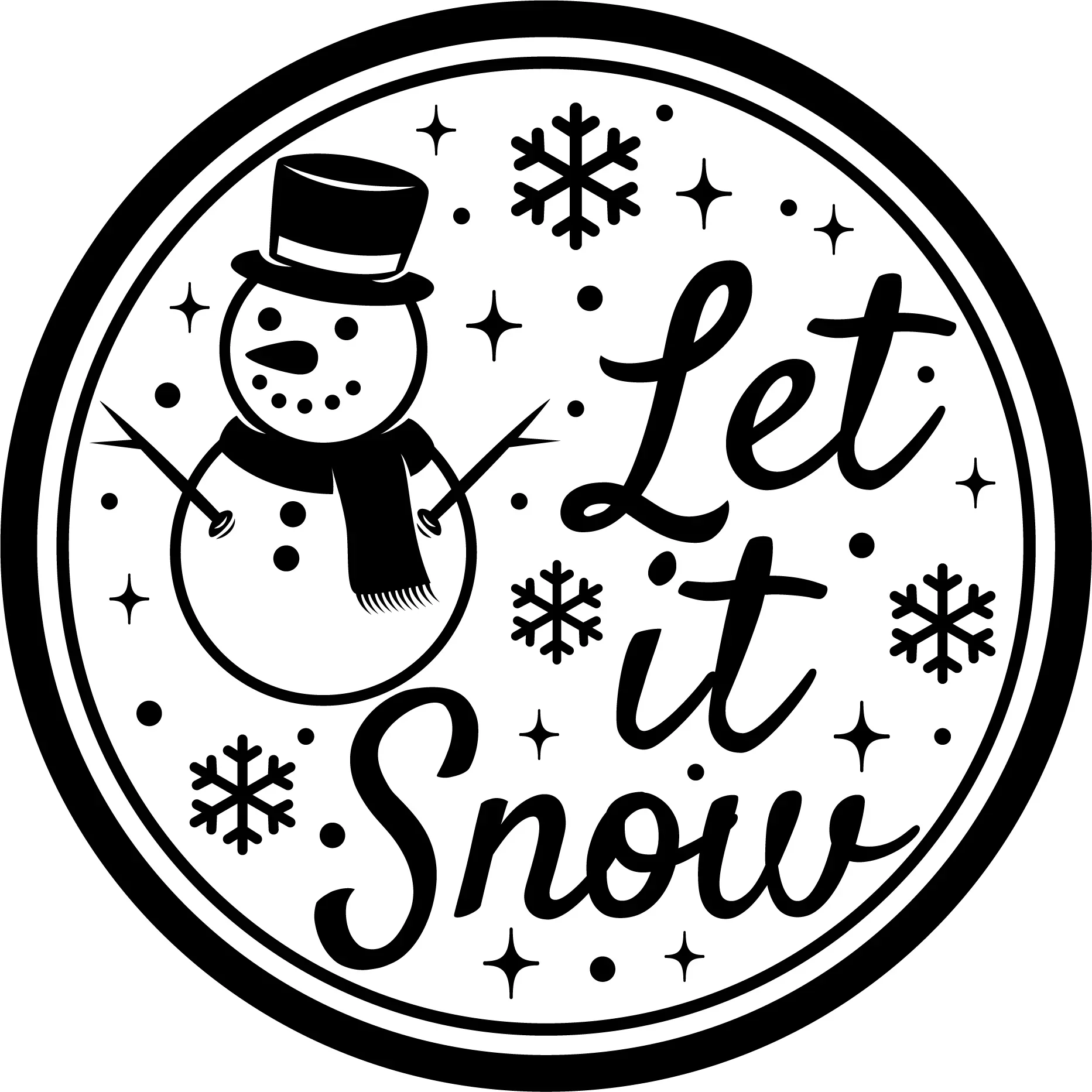 Christmas Round SVG Bundle