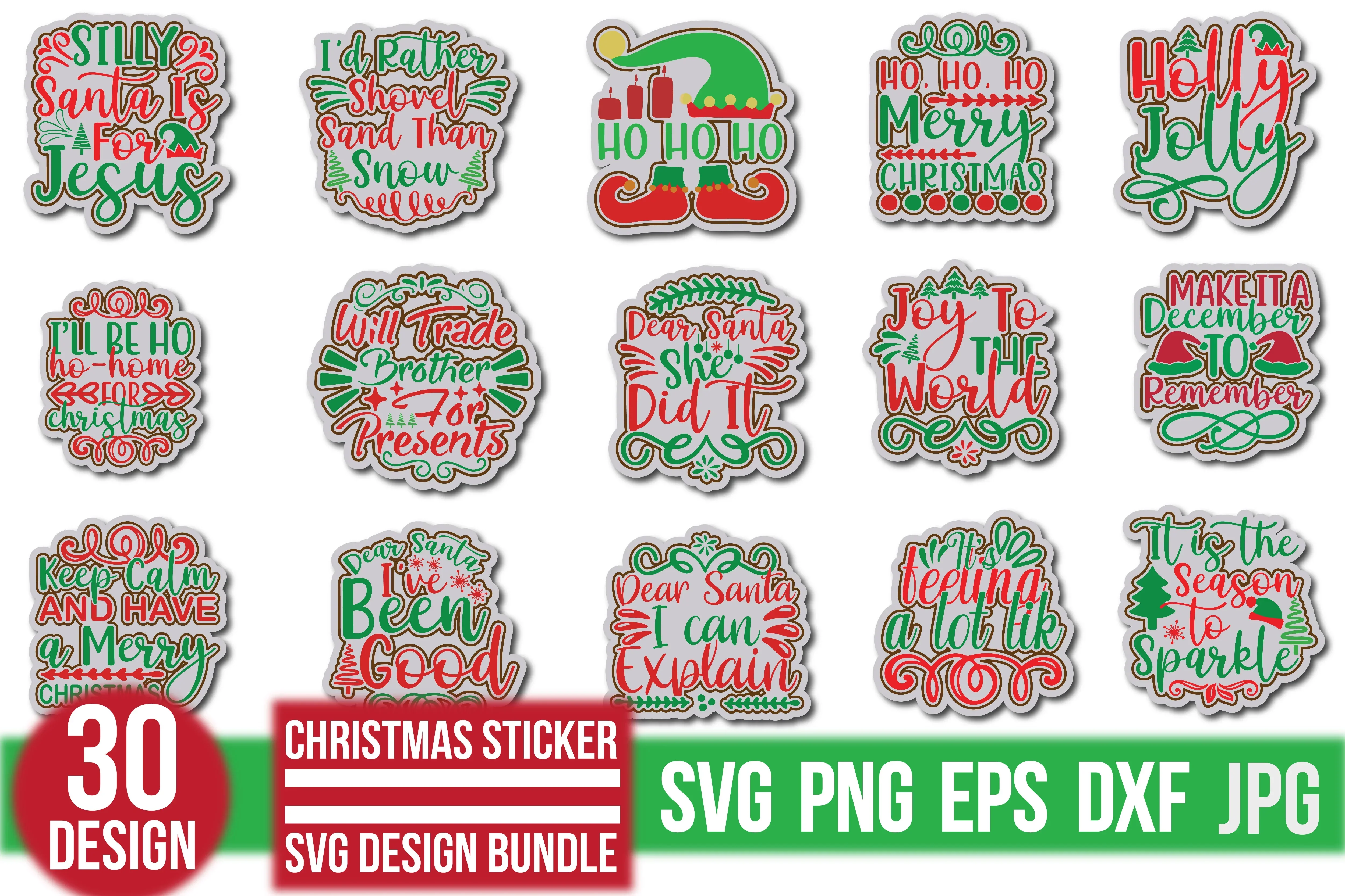Christmas Sticker Bundle - Image 2