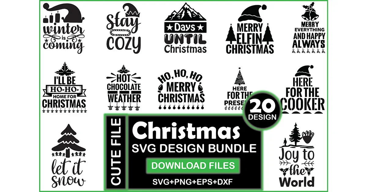 Christmas SVG Bundle - Image 3