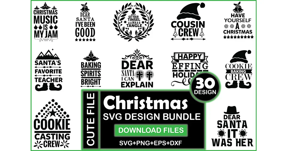 Christmas SVG Bundle - Image 3