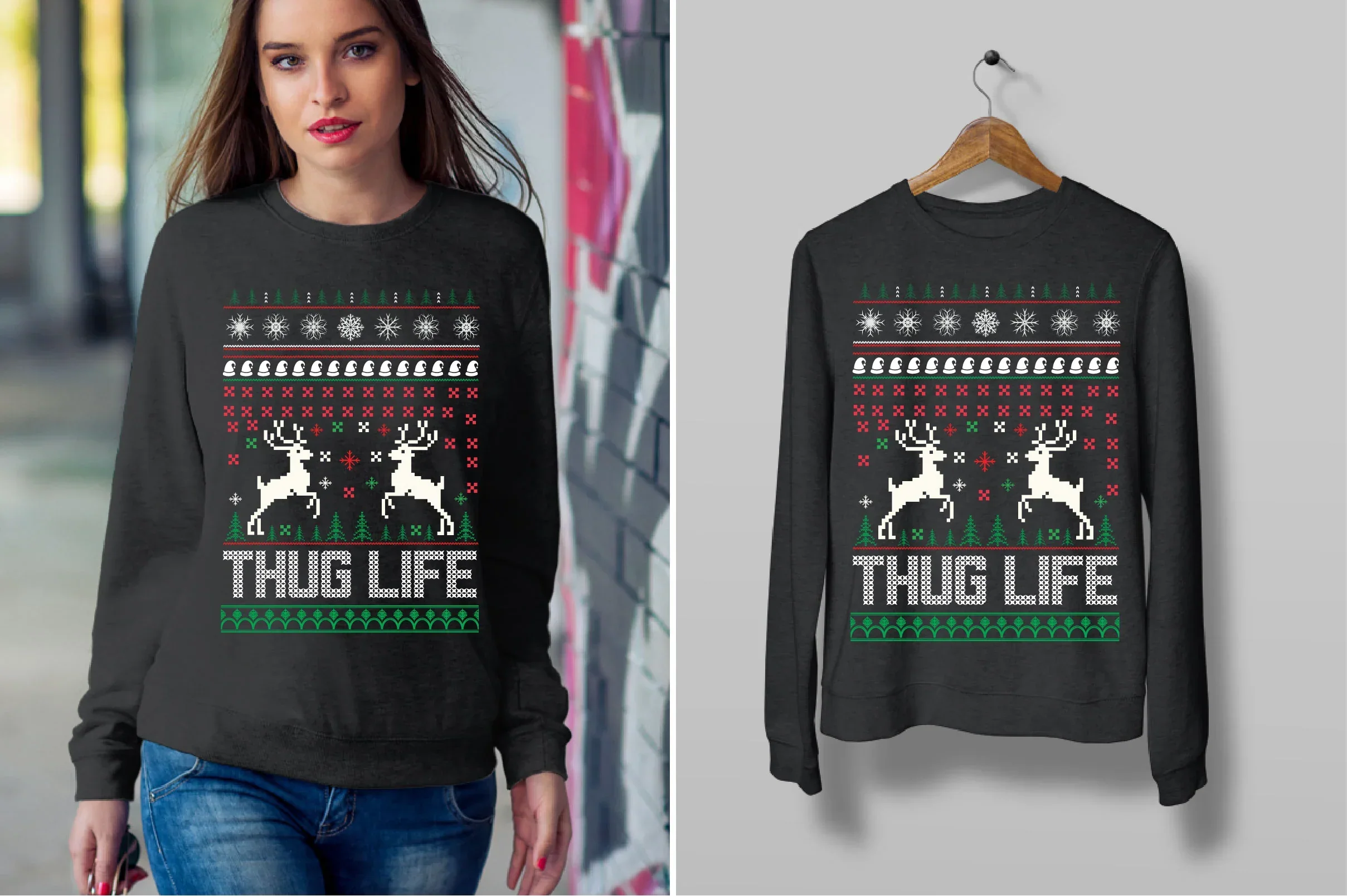 Christmas Sweater T-Shirt Bundle - Image 2