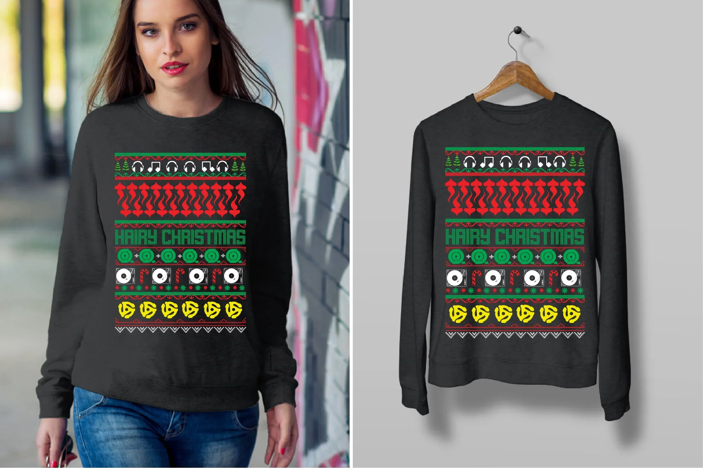 Christmas Sweater T-Shirt Bundle - Image 4
