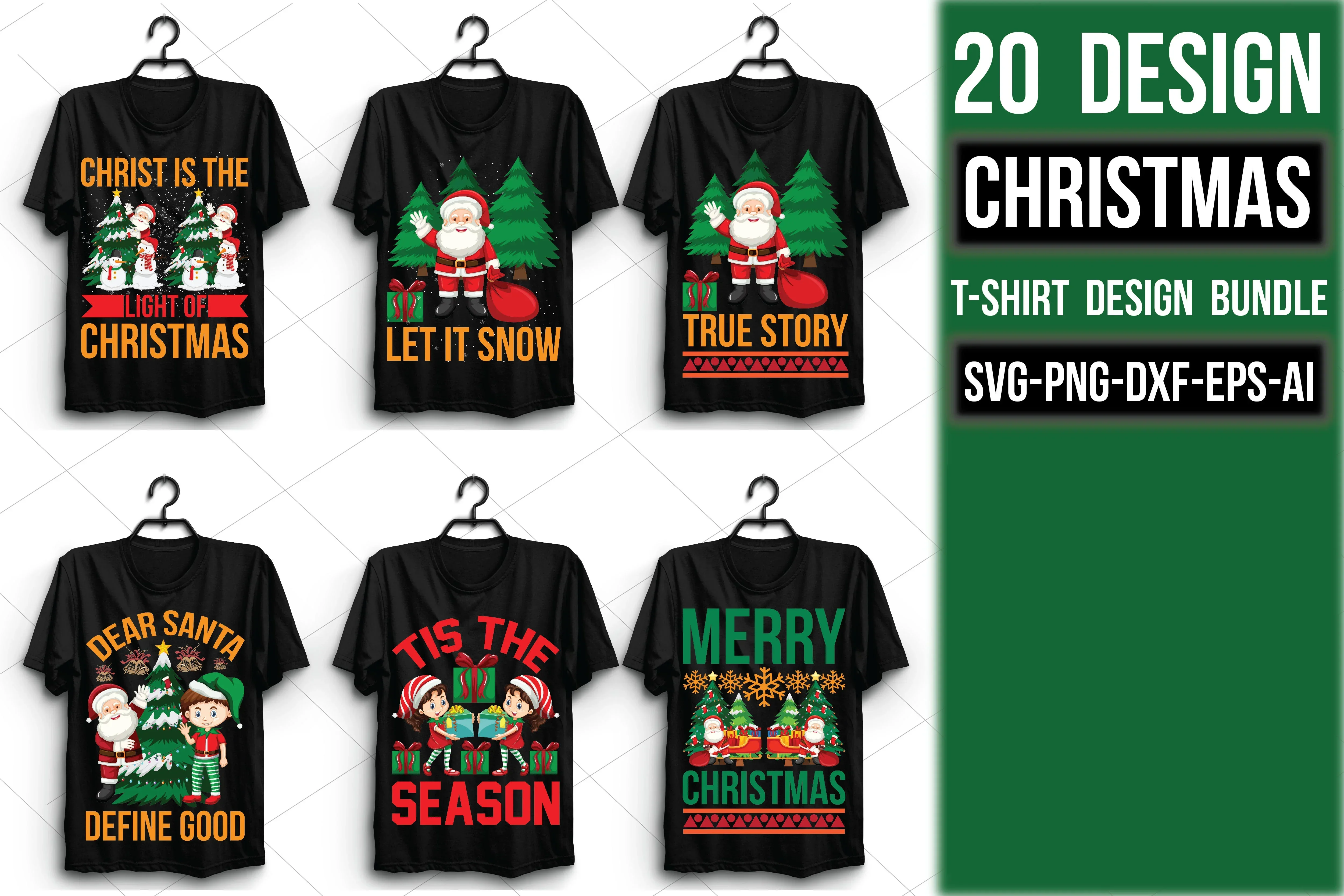 Christmas T Shirt 20 Bundle - Image 2