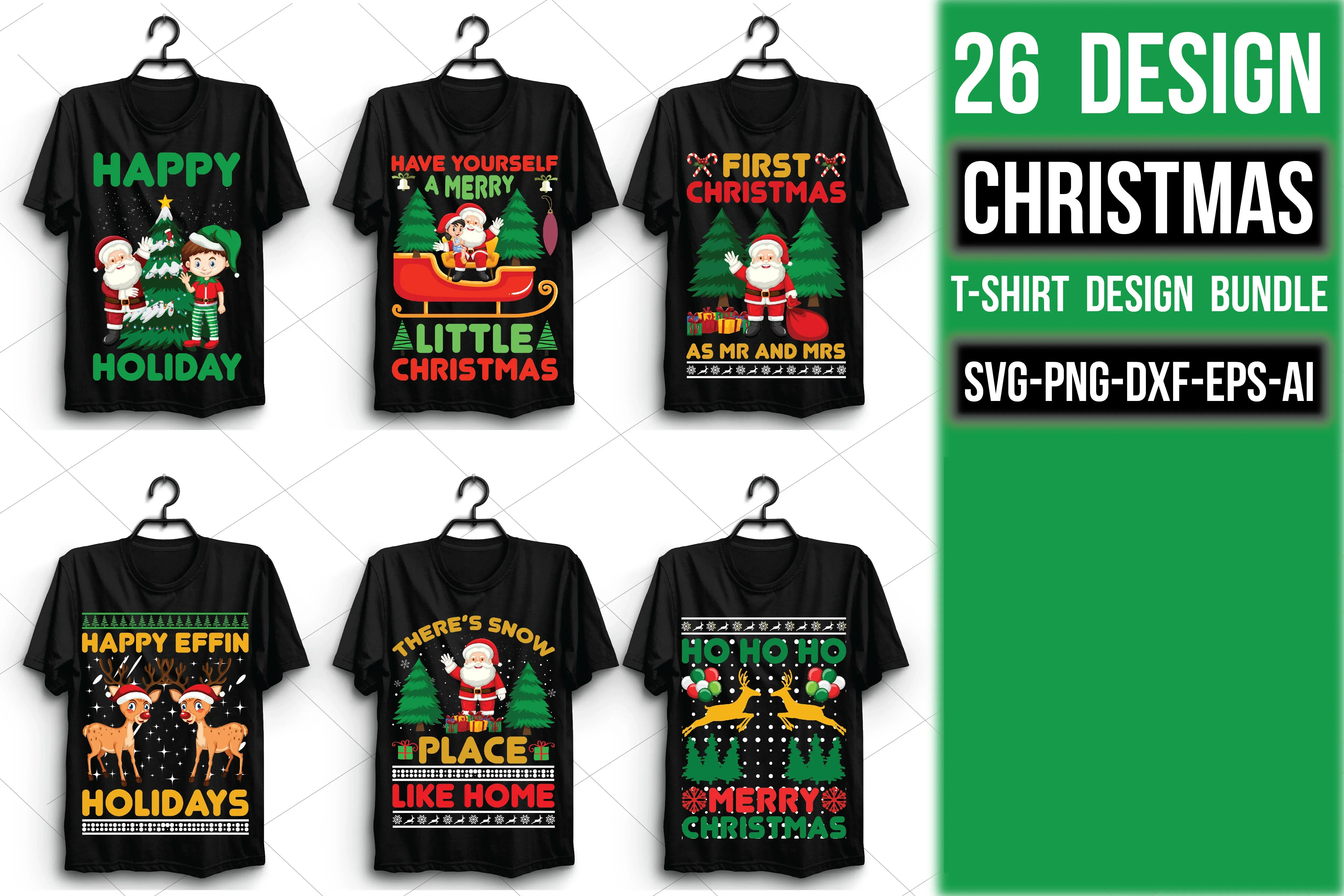 Christmas T Shirt 20 Bundle - Image 2